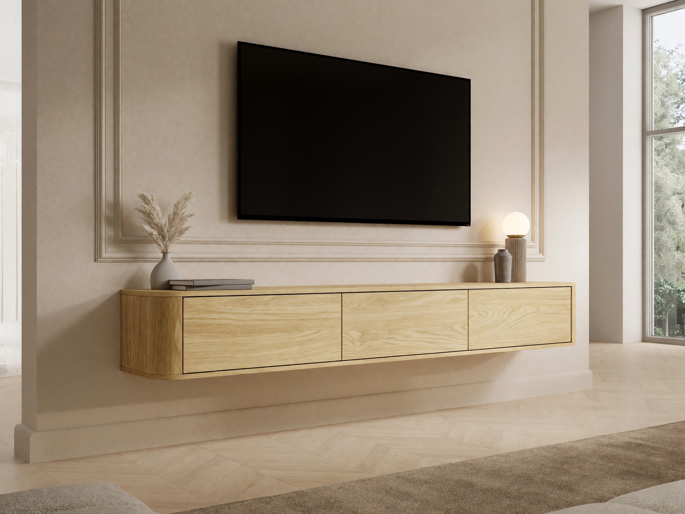 TV-omarica Claritas (Hrast)