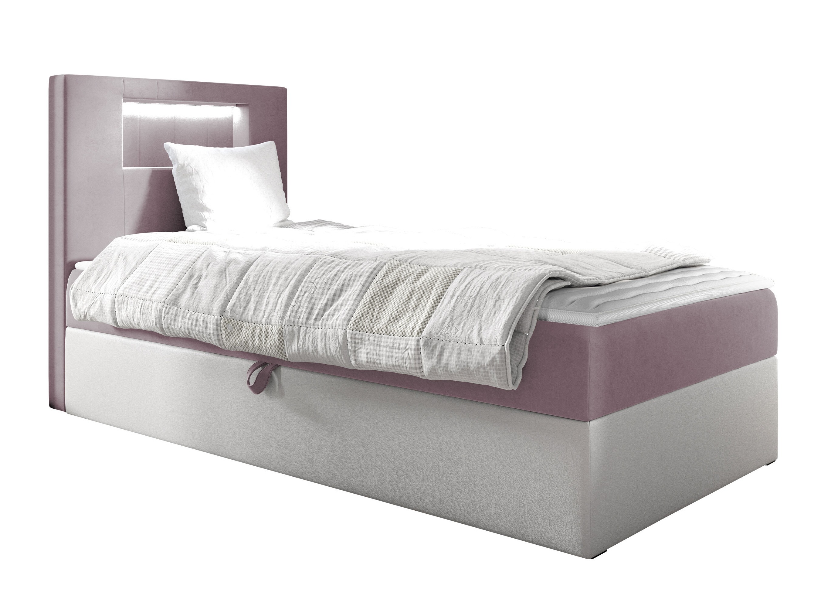 Boxspring postelja Lucus V (Soft 017 + Fresh 9)