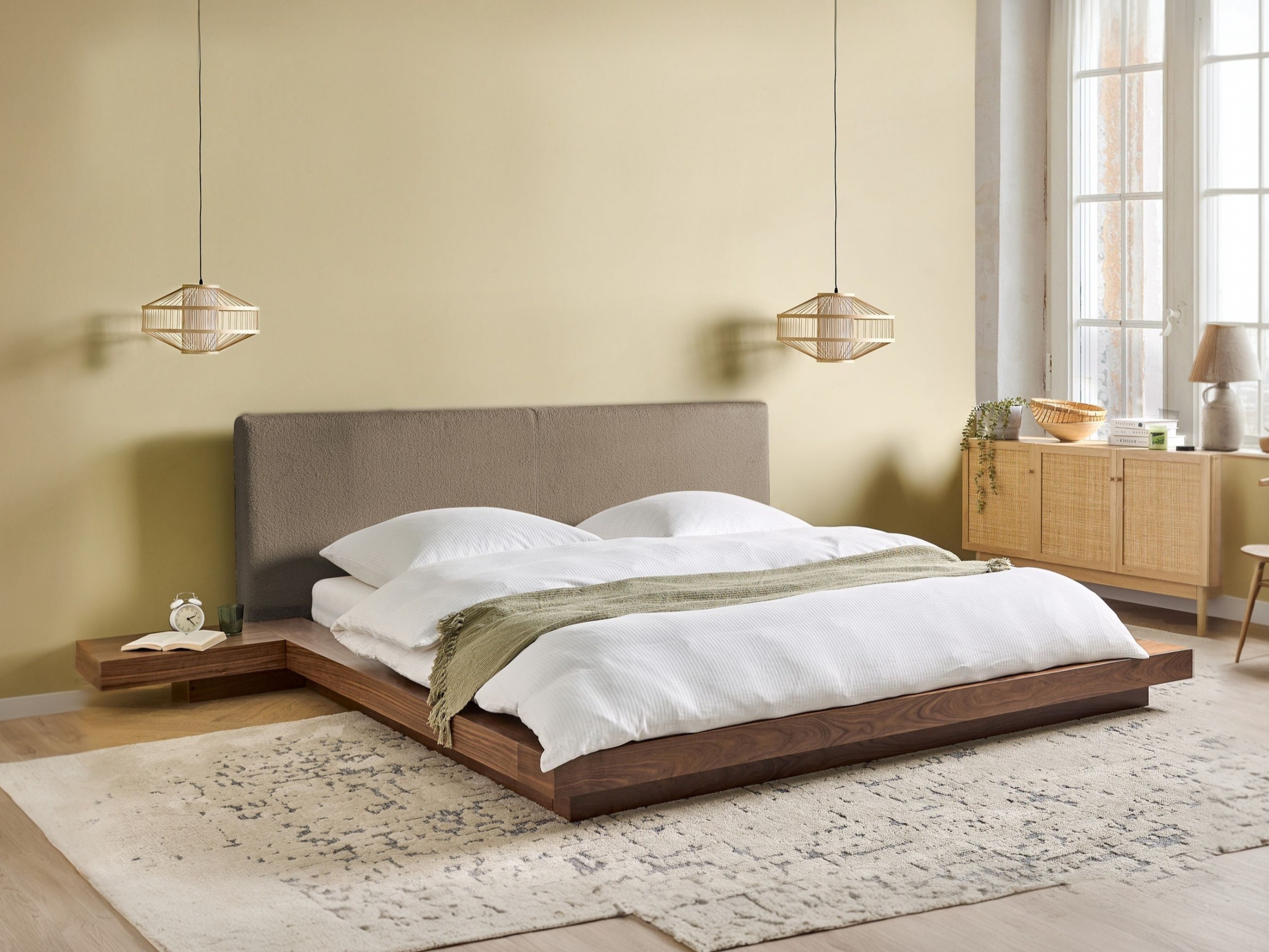 Postelja Berwyn 3144 (Rjava + Taupe)