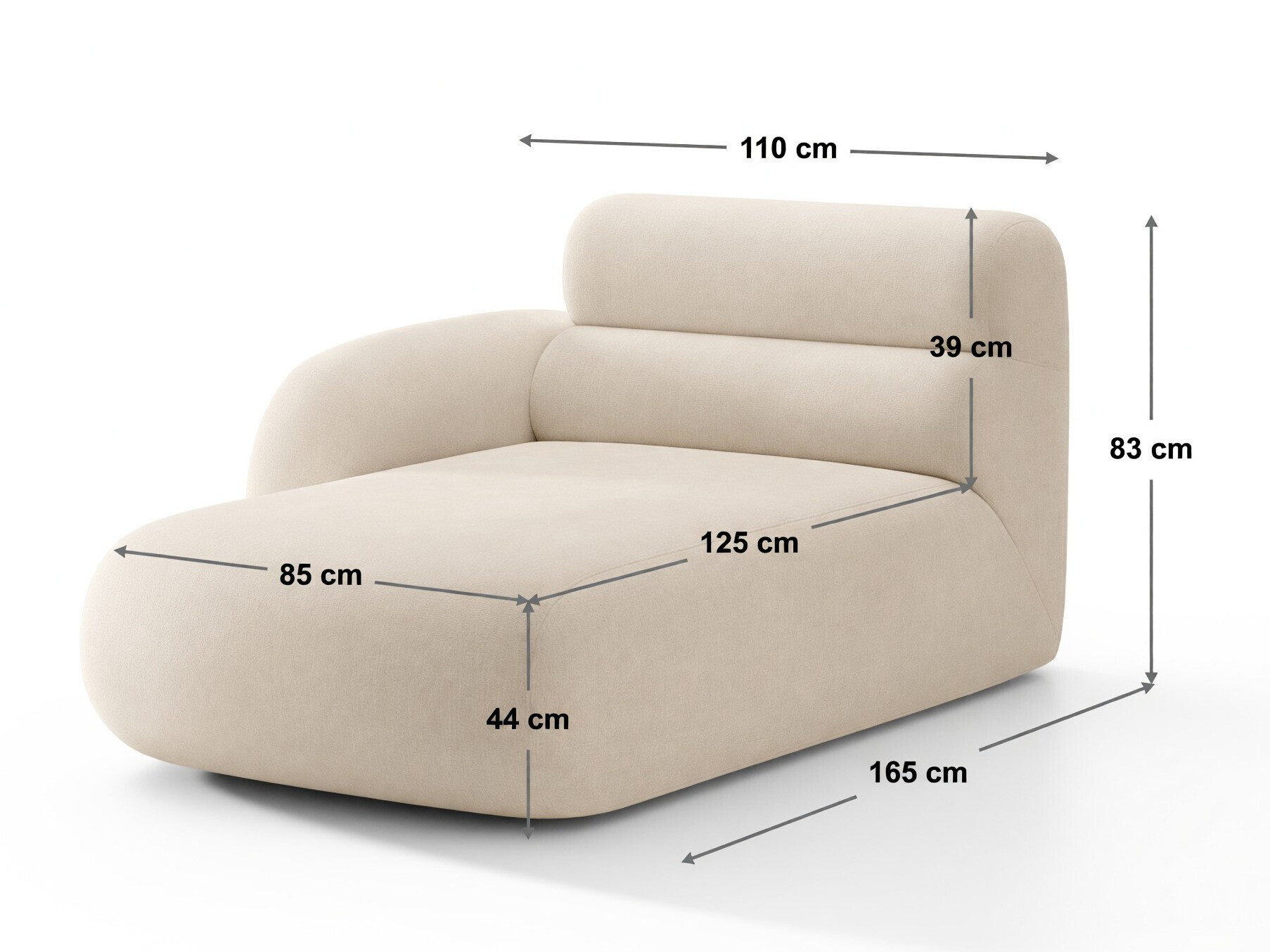 Modularni sedežni element Cirbeno 104 (Zlata 68)
