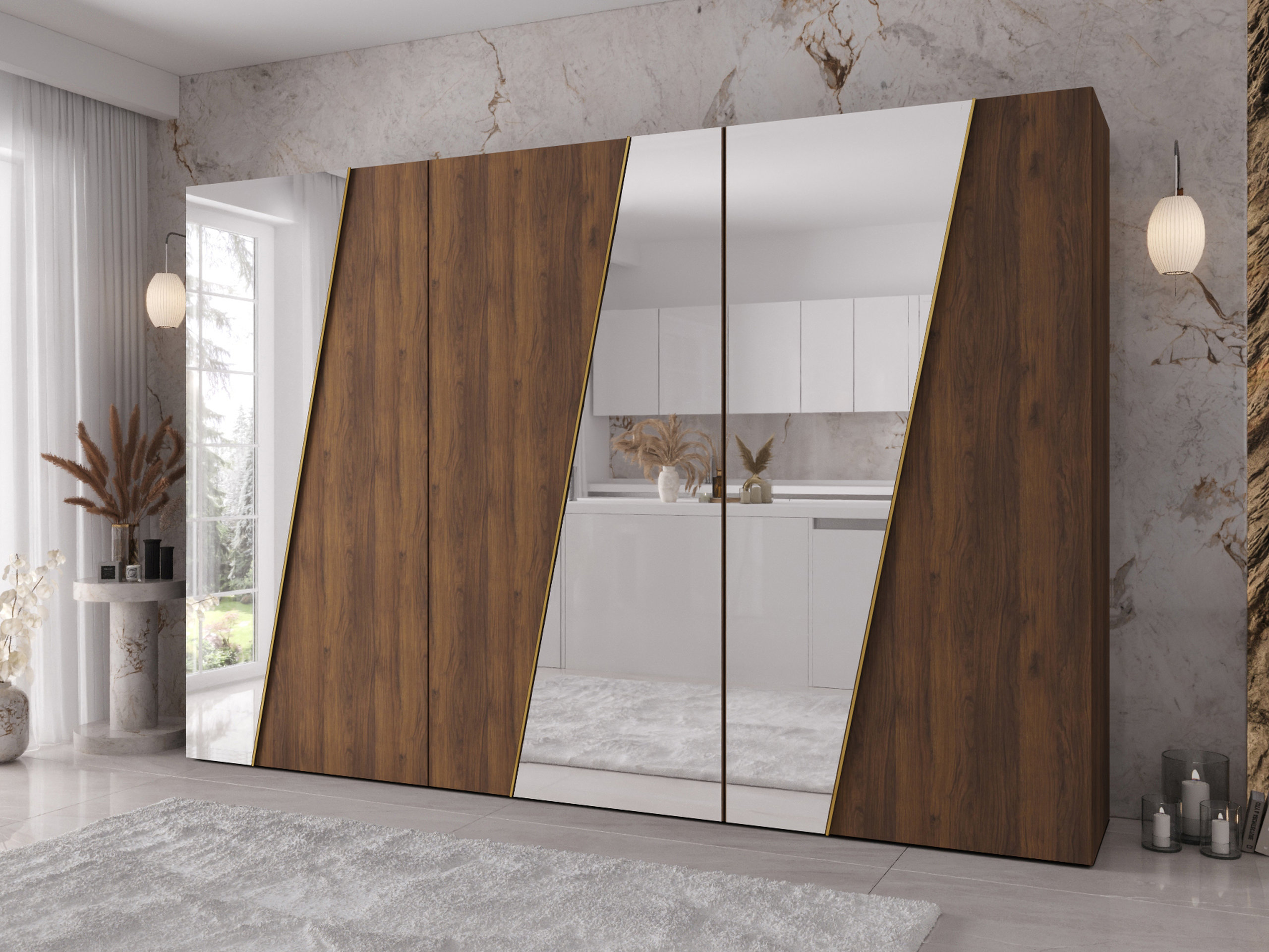 Garderobna omara Hartford 637 (Oreh)
