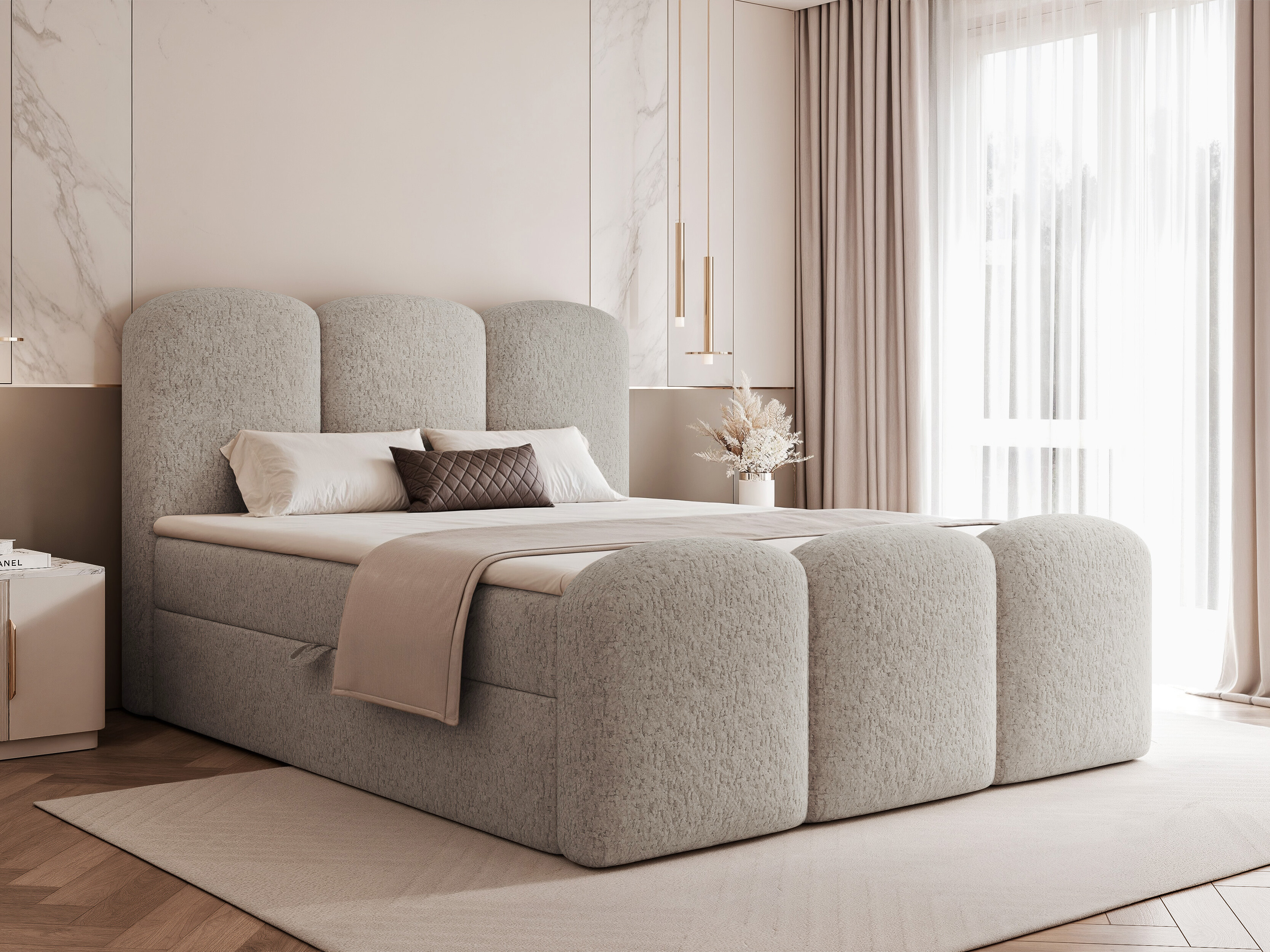 Boxspring postelja Hesperia 131 (Bosco 13)