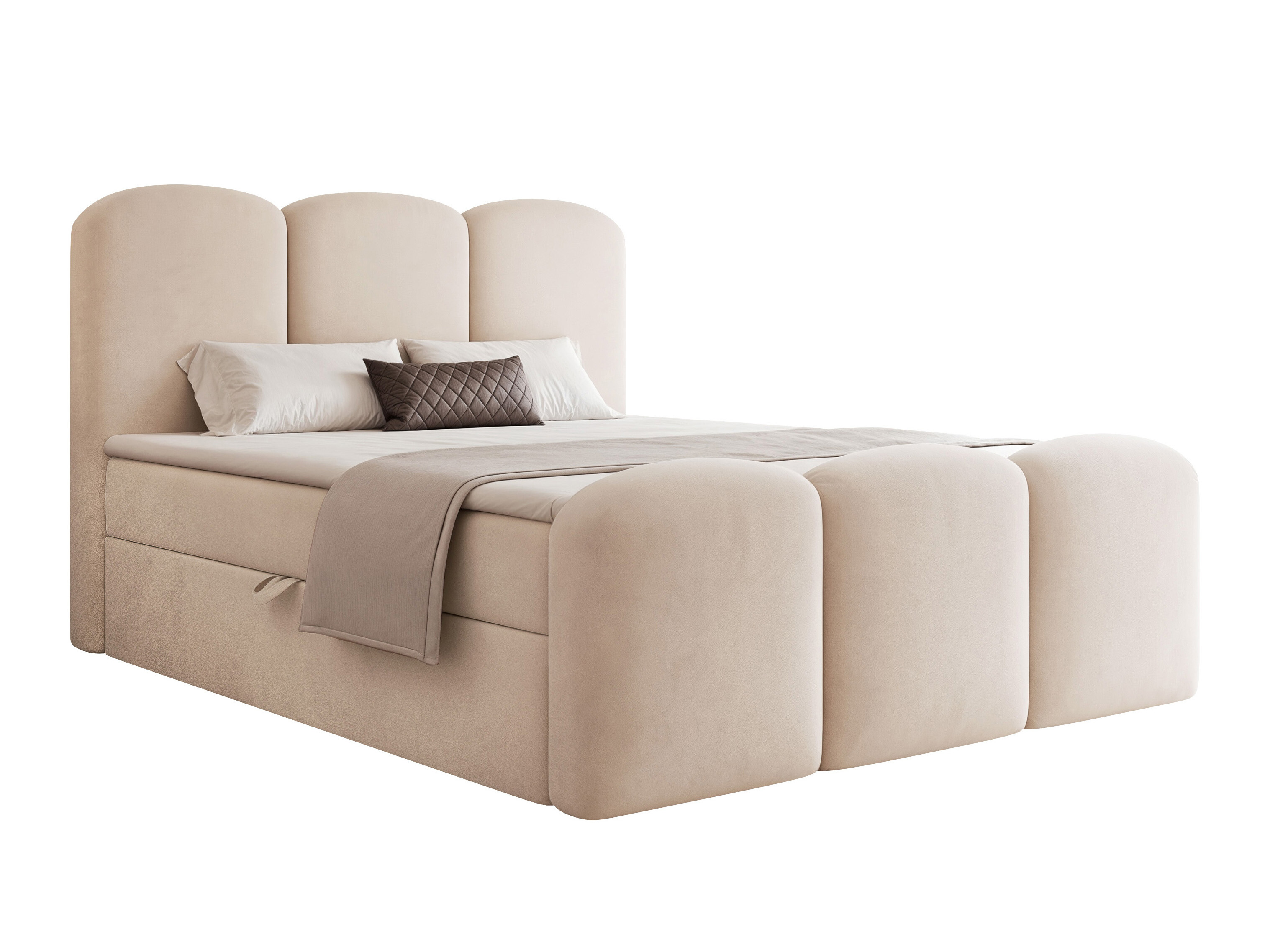 Boxspring postelja Hesperia 131 (Magic žamet 2250)