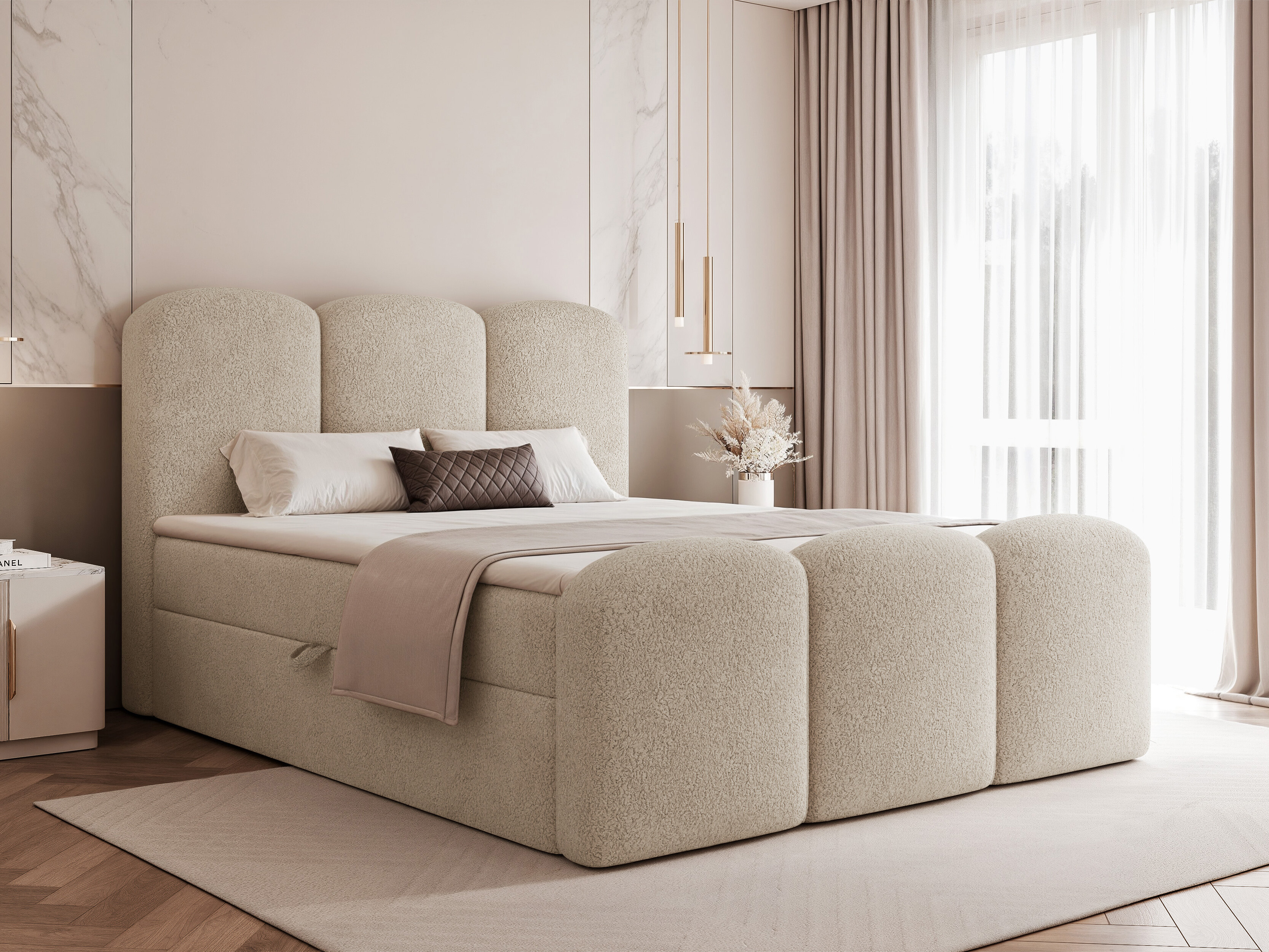 Boxspring postelja Hesperia 131 (Monte 11)