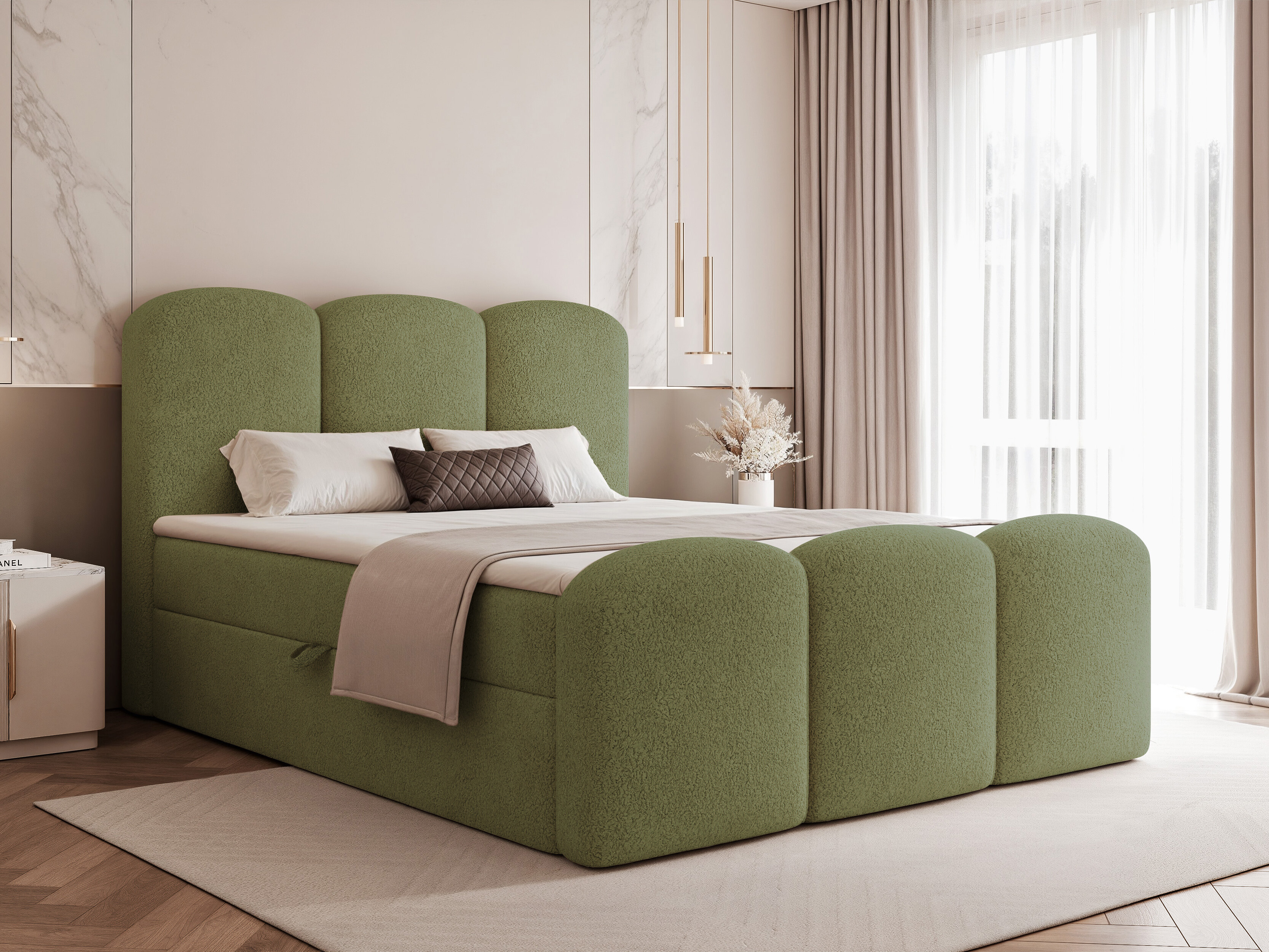 Boxspring postelja Hesperia 131 (Monte 35)