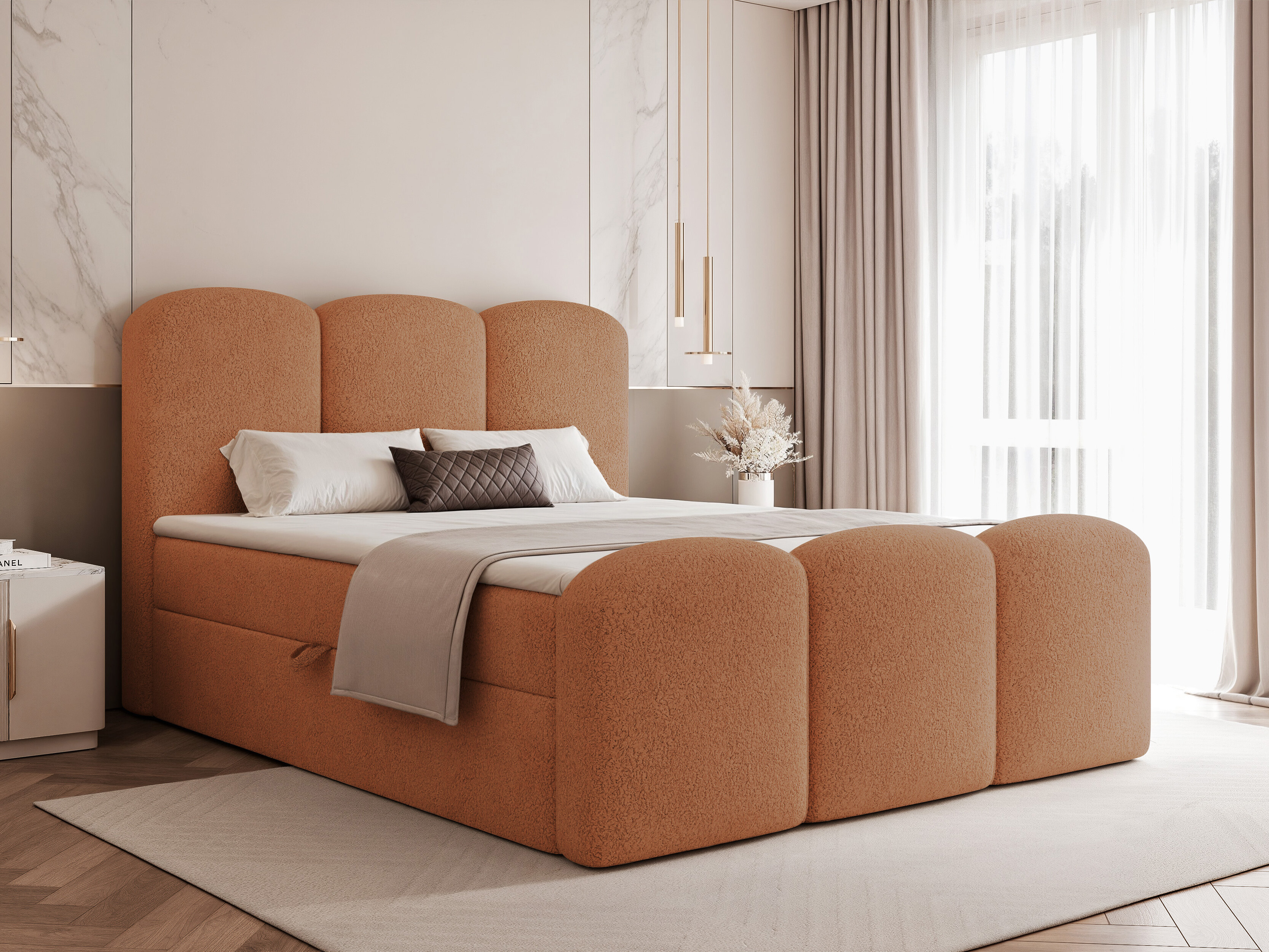 Boxspring postelja Hesperia 131 (Monte 54)
