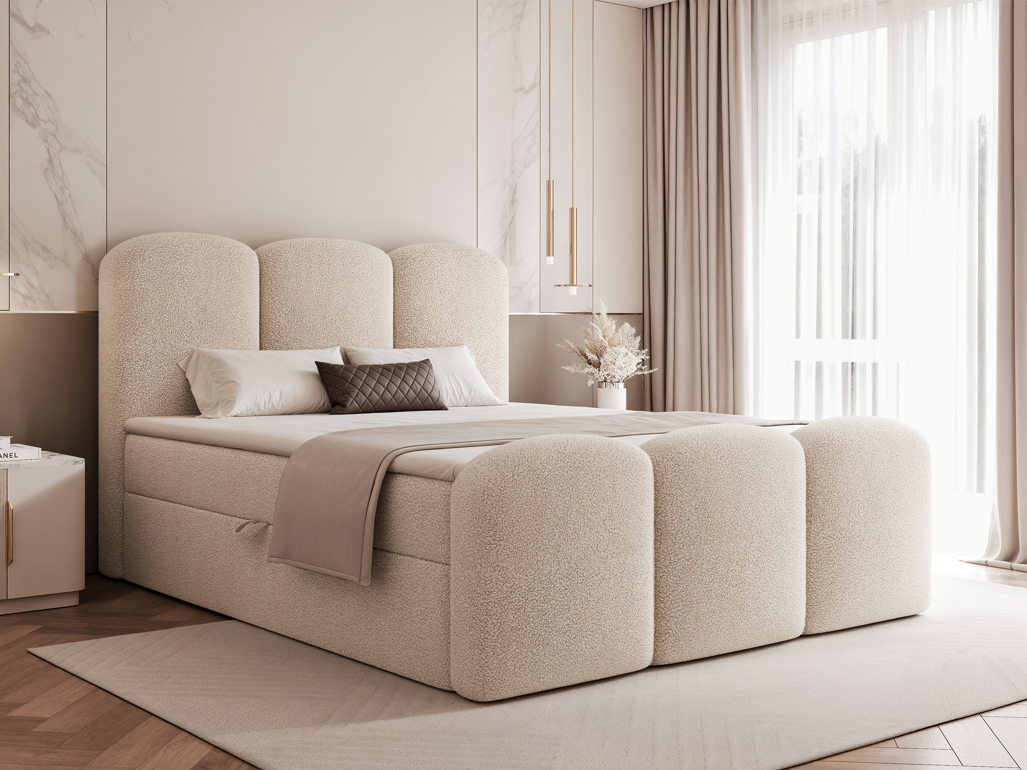 Boxspring postelja Hesperia 131 (Quelle 05)
