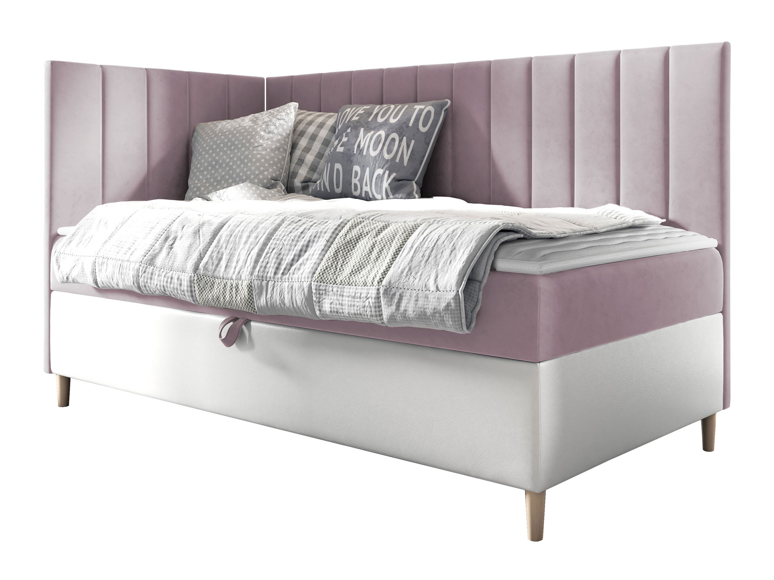 Boxspring postelja Lucus (Soft 017 + Fresh 9)