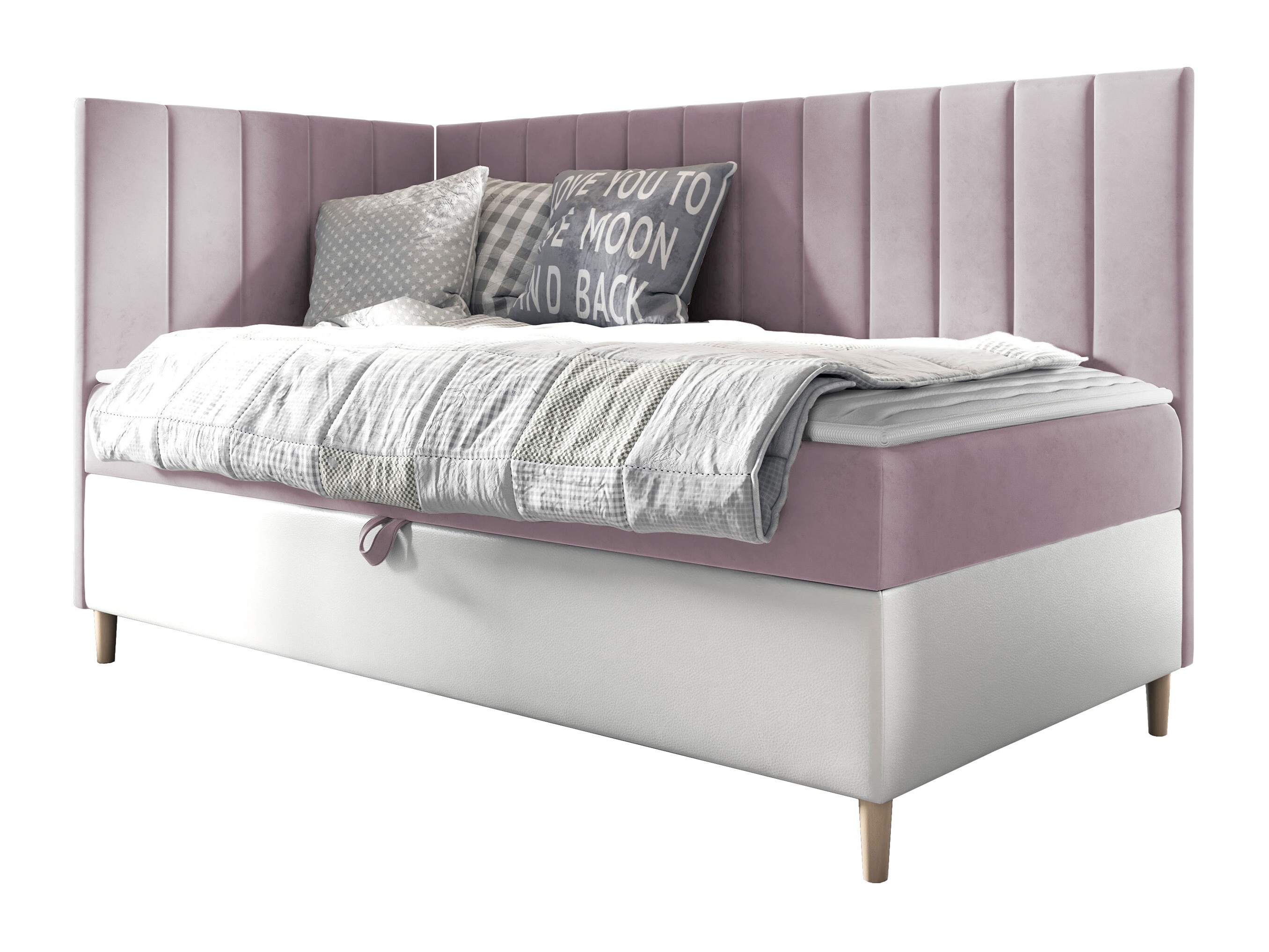 Boxspring postelja Lucus (Soft 017 + Fresh 9)