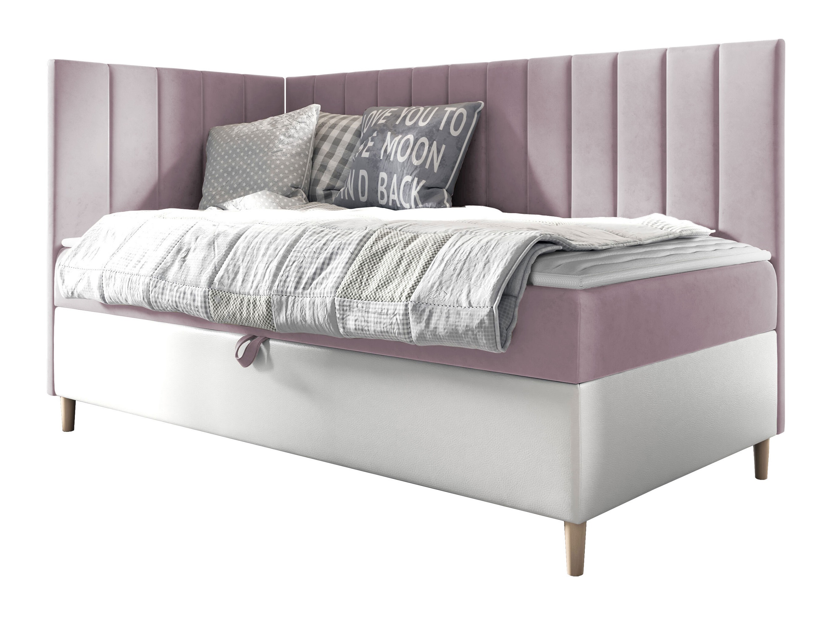 Boxspring postelja Lucus (Soft 017 + Fresh 9)