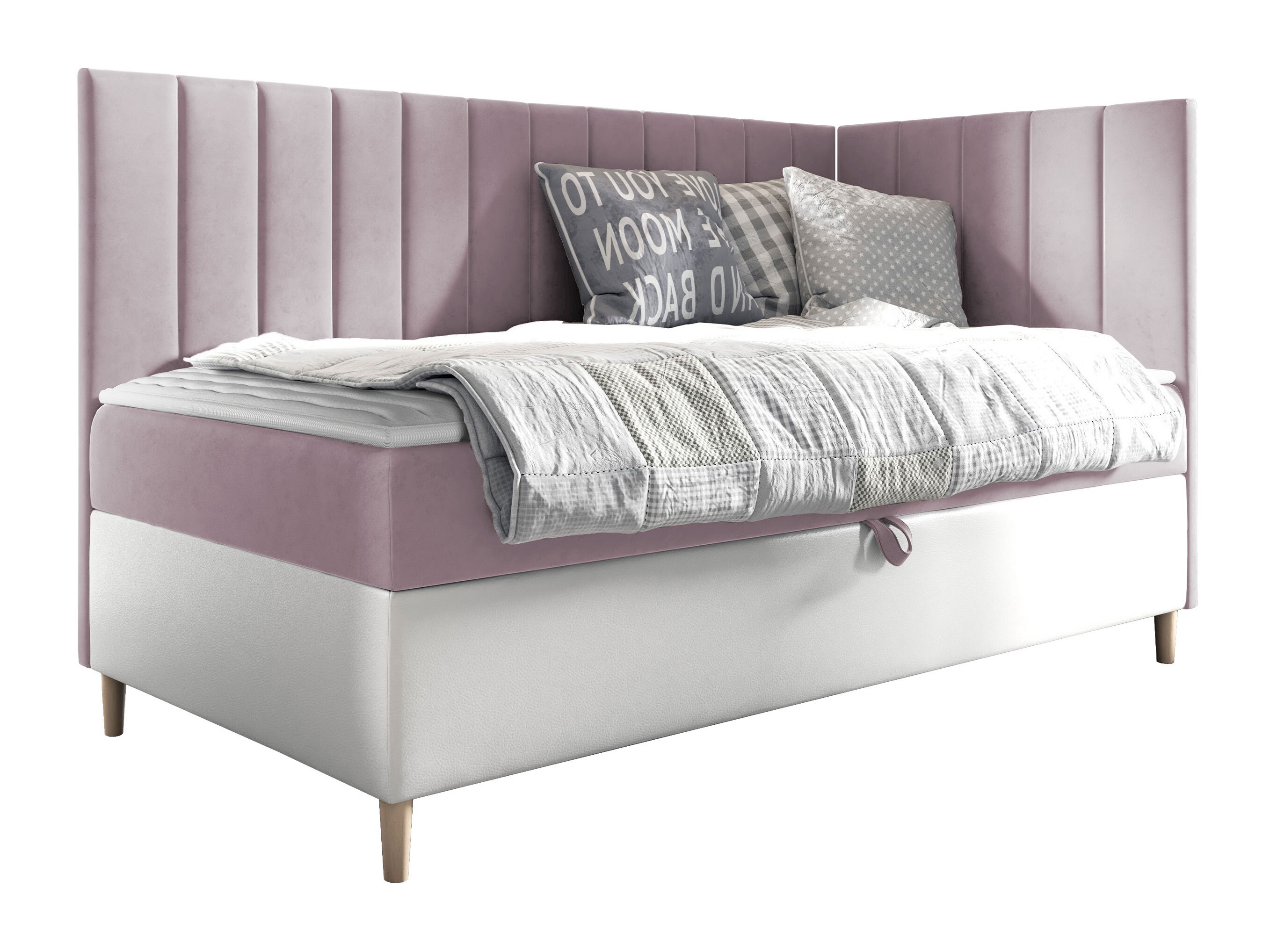 Boxspring postelja Lucus (Soft 017 + Fresh 9)