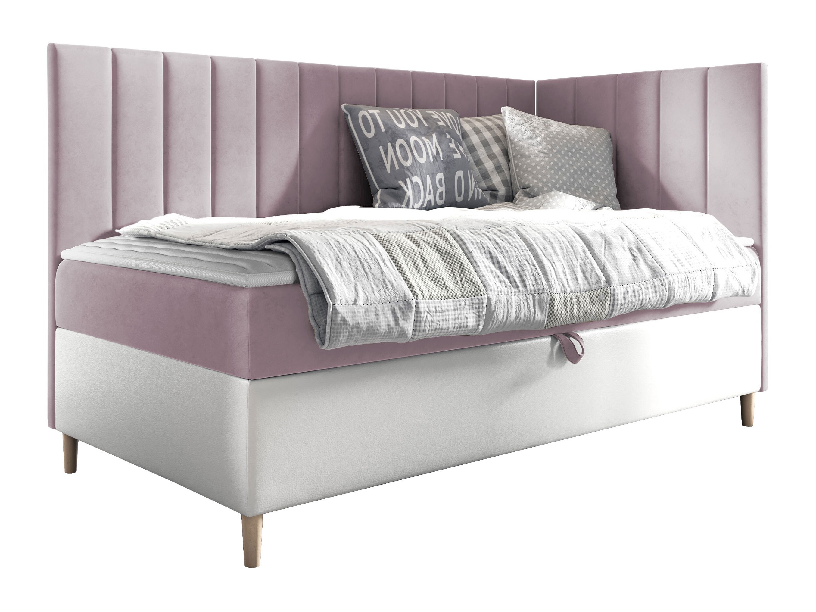 Boxspring postelja Lucus (Soft 017 + Fresh 9)