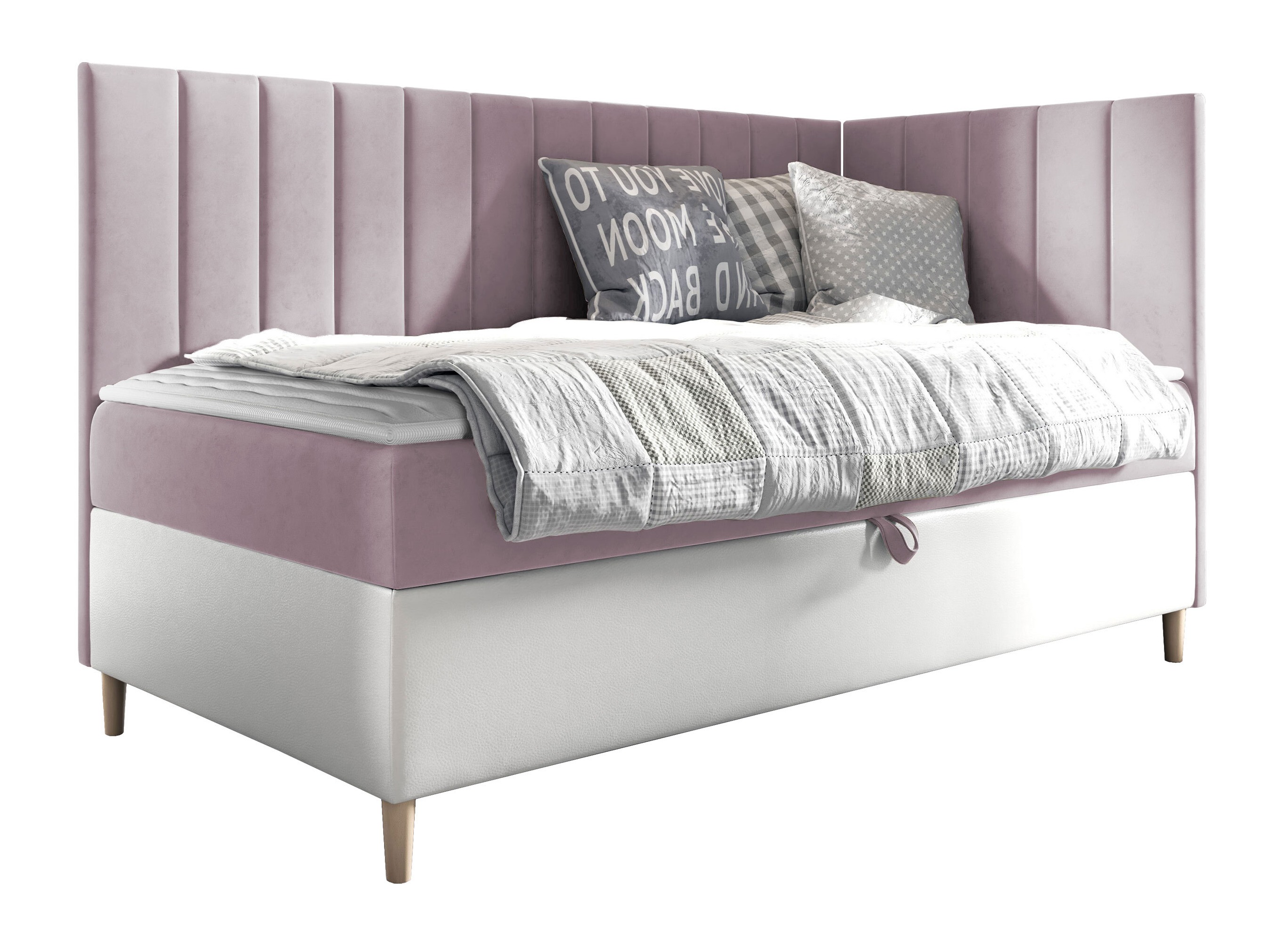 Boxspring postelja Lucus (Soft 017 + Fresh 9)