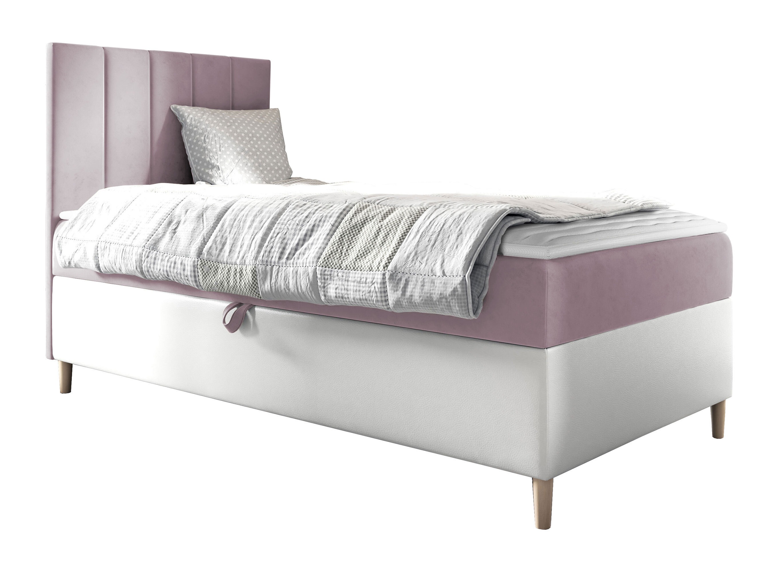 Boxspring postelja Lucus VI (Soft 017 + Fresh 9)