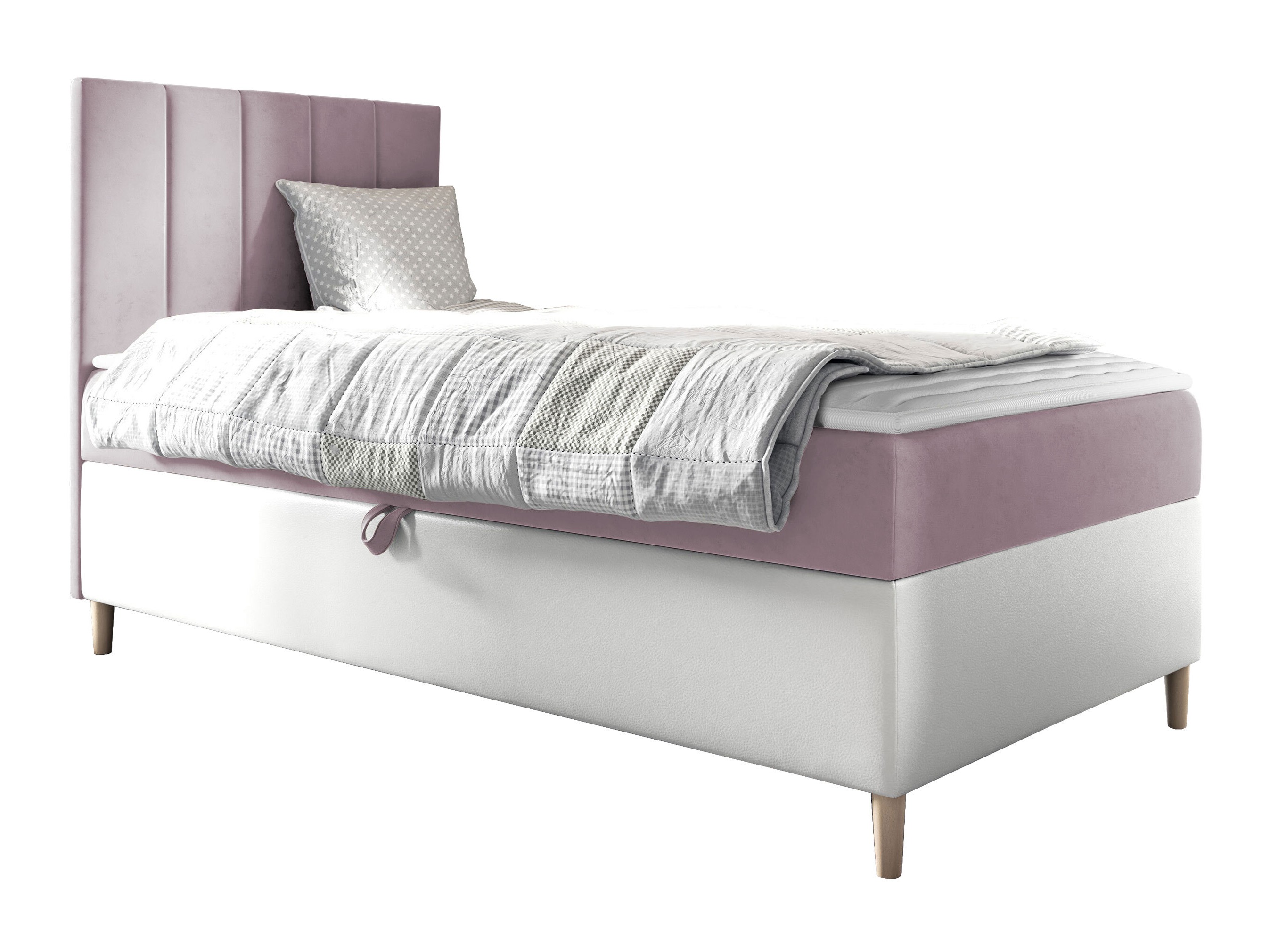 Boxspring postelja Lucus VI (Soft 017 + Fresh 9)