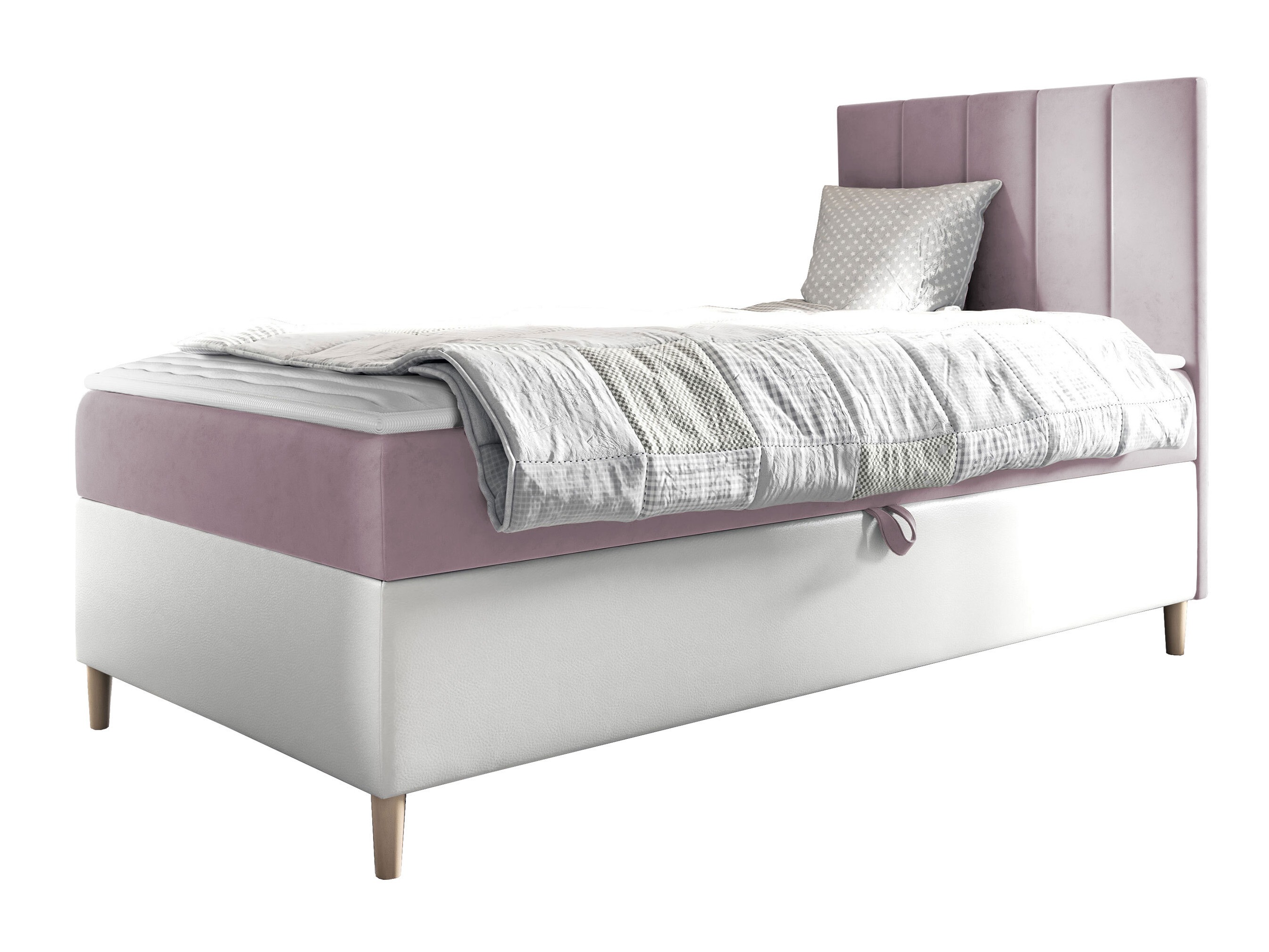 Boxspring postelja Lucus VI (Soft 017 + Fresh 9)