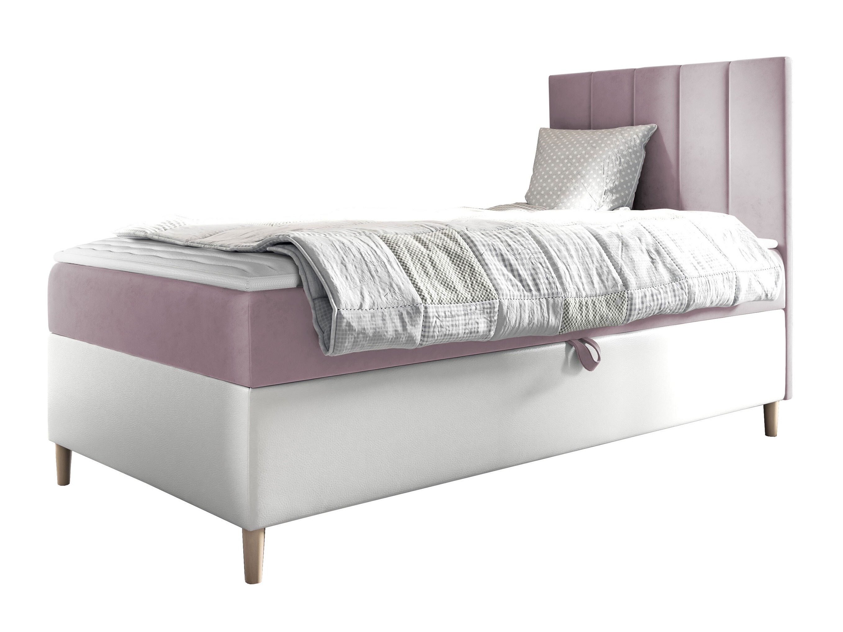 Boxspring postelja Lucus VI (Soft 017 + Fresh 9)