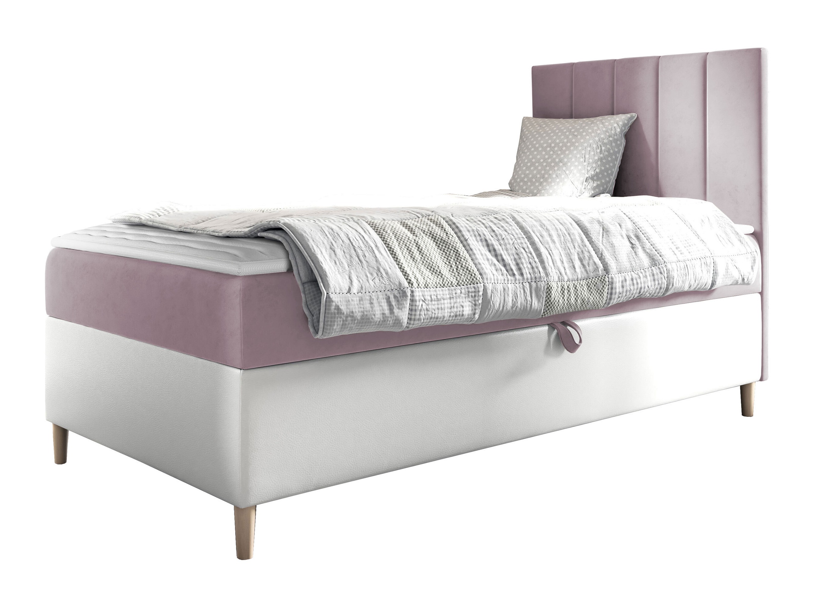 Boxspring postelja Lucus VI (Soft 017 + Fresh 9)