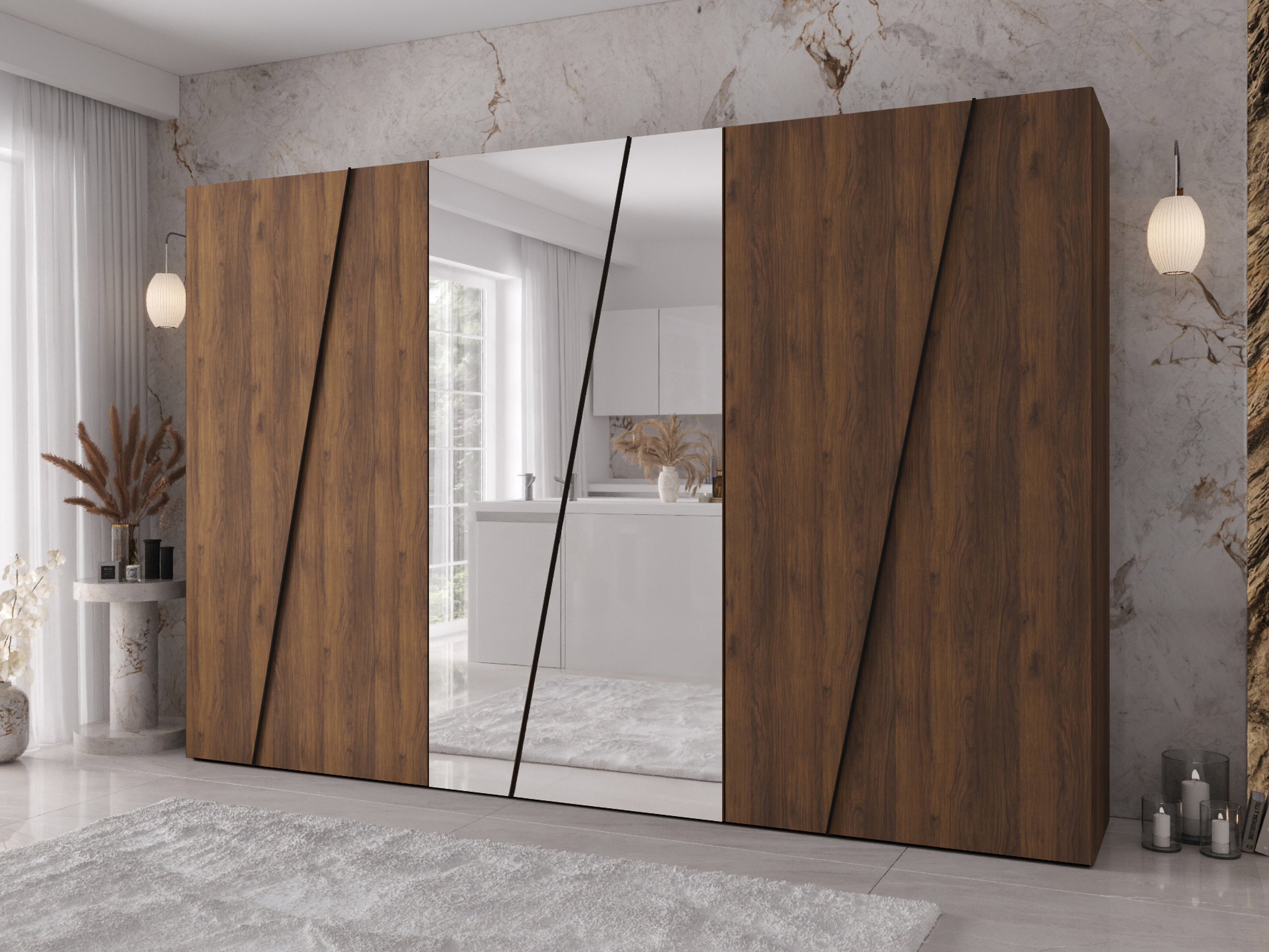 Garderobna omara Hartford 642 (Oreh)
