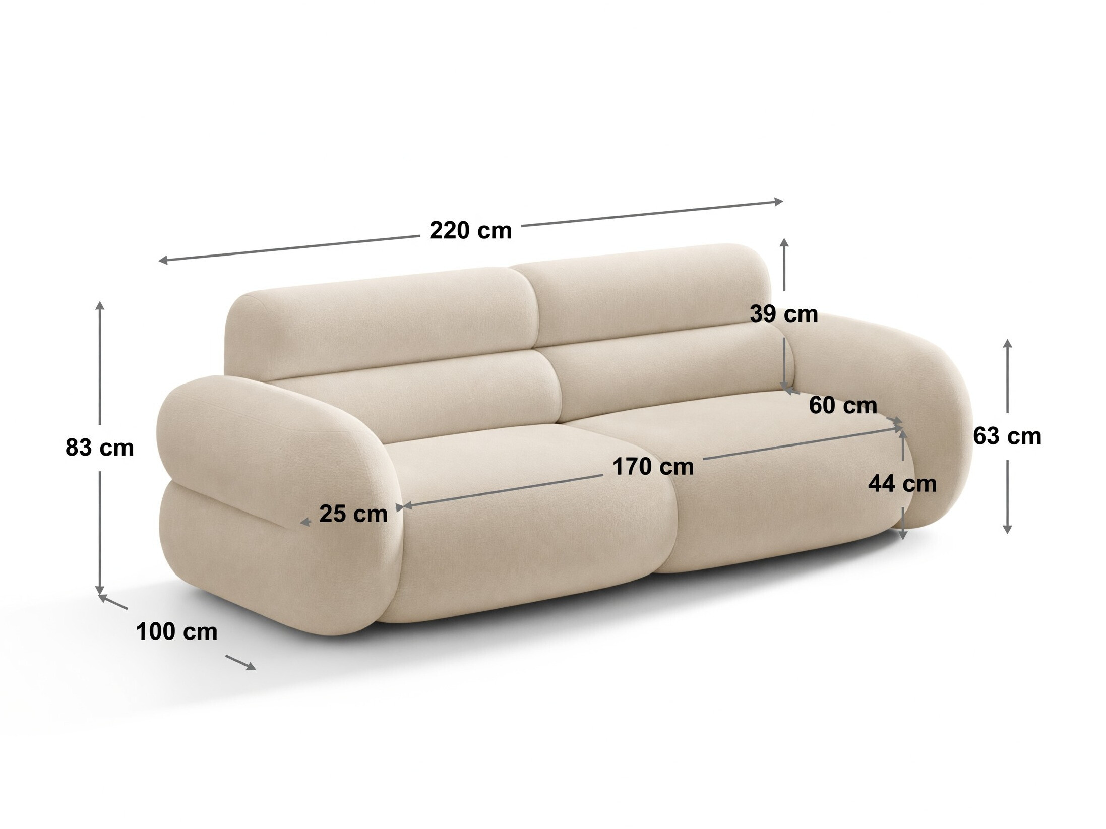 Modularni kavč Cirbeno 109 (Golden 56)