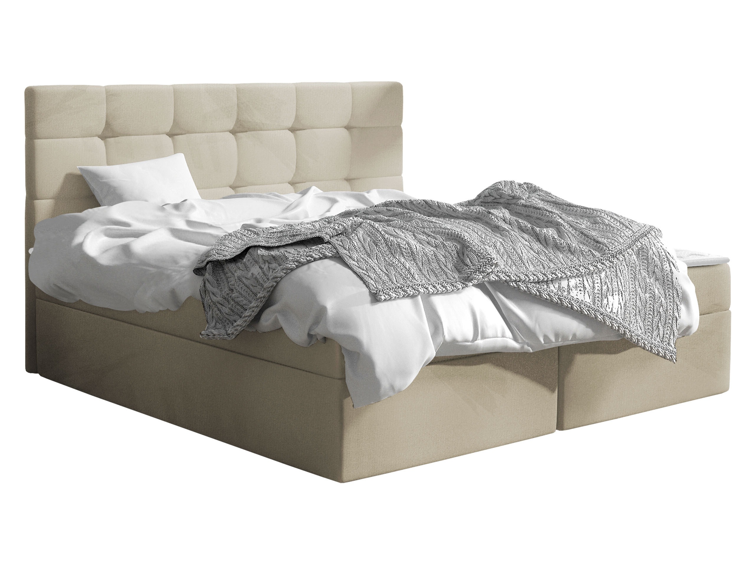 Boxspring postelja Comfivo Osculum I (Manila 02)