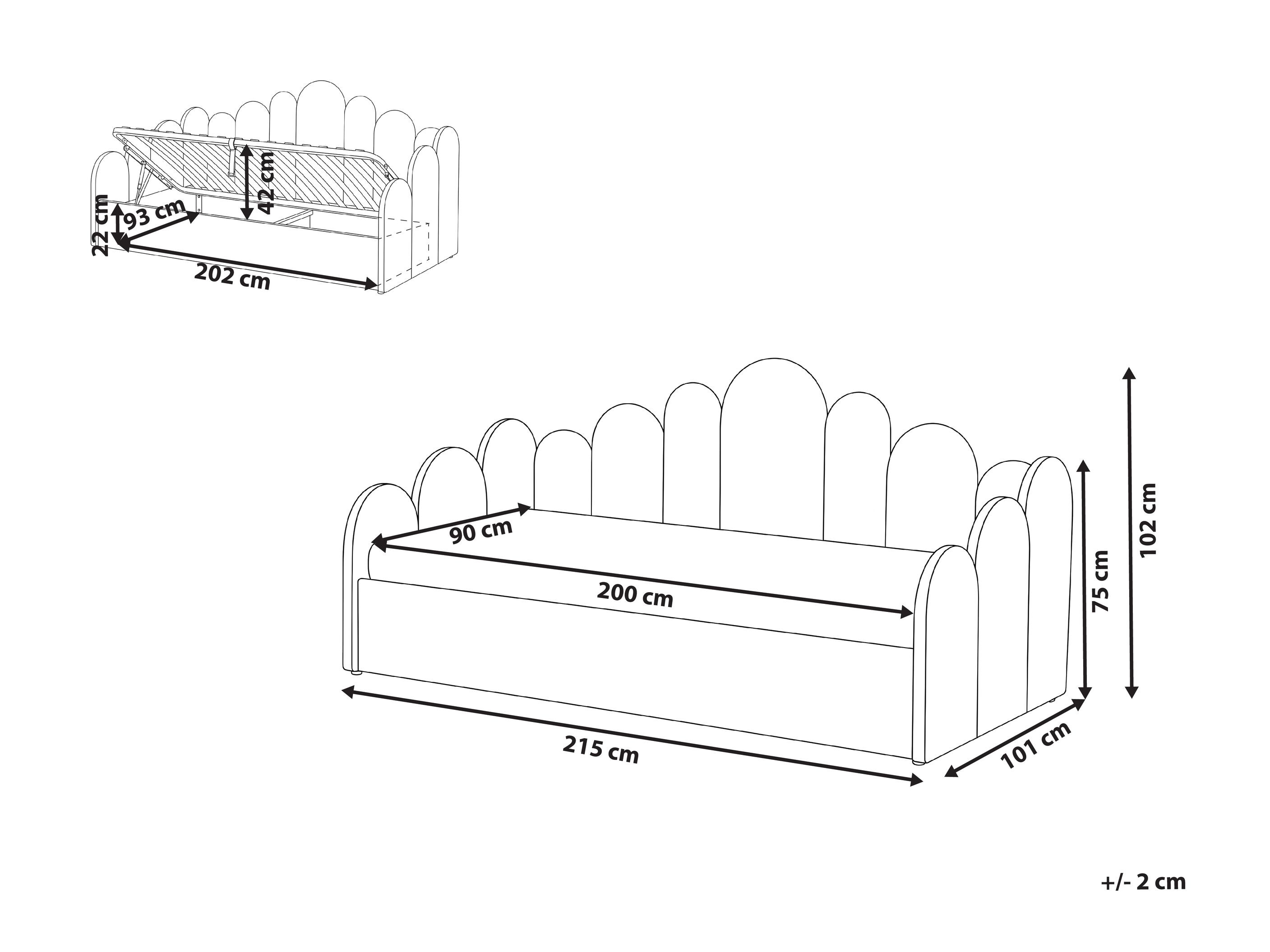 Postelja Berwyn 3432 (Roza)