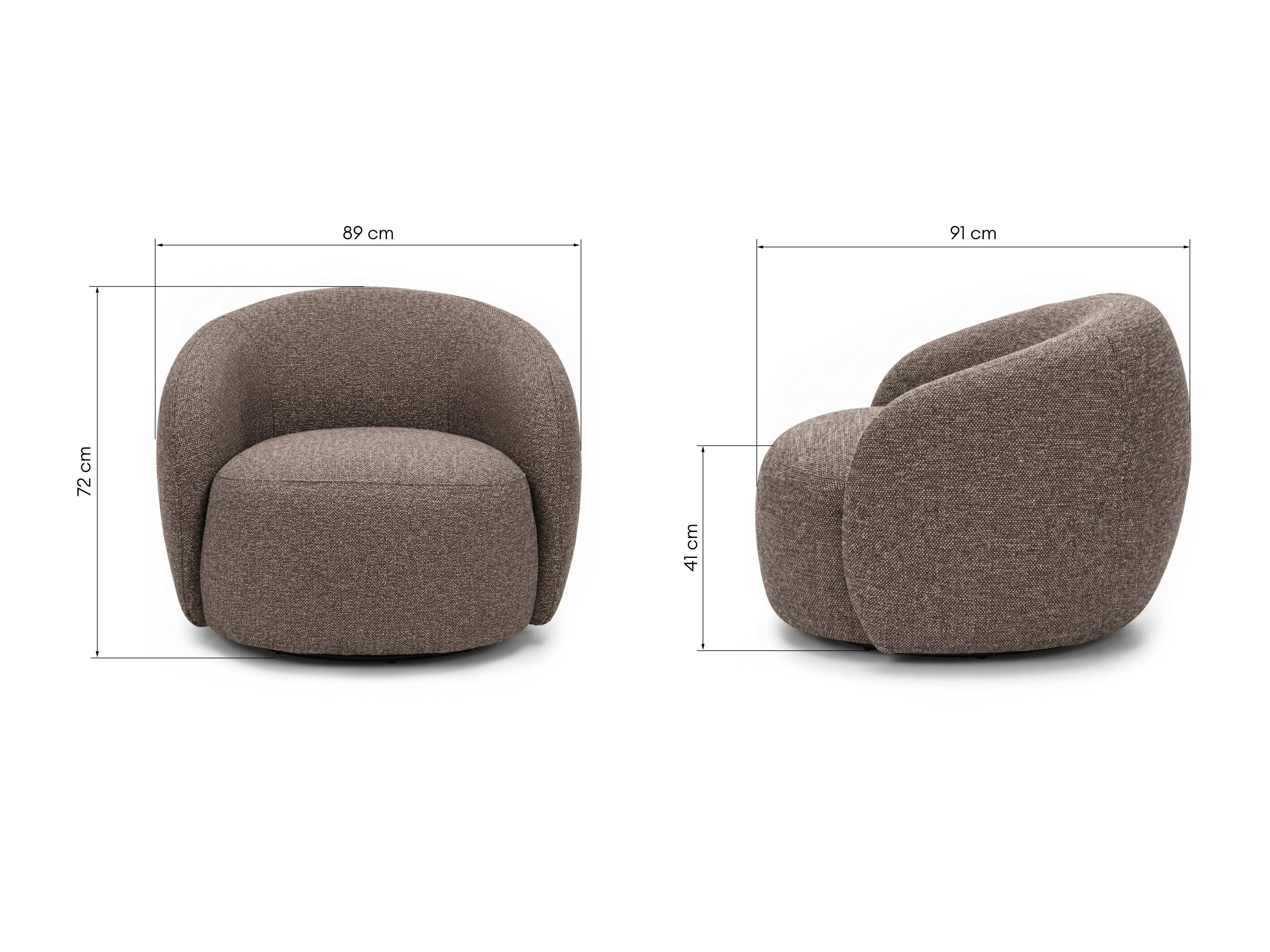 Fotelj Burleson 810 (Rjava)