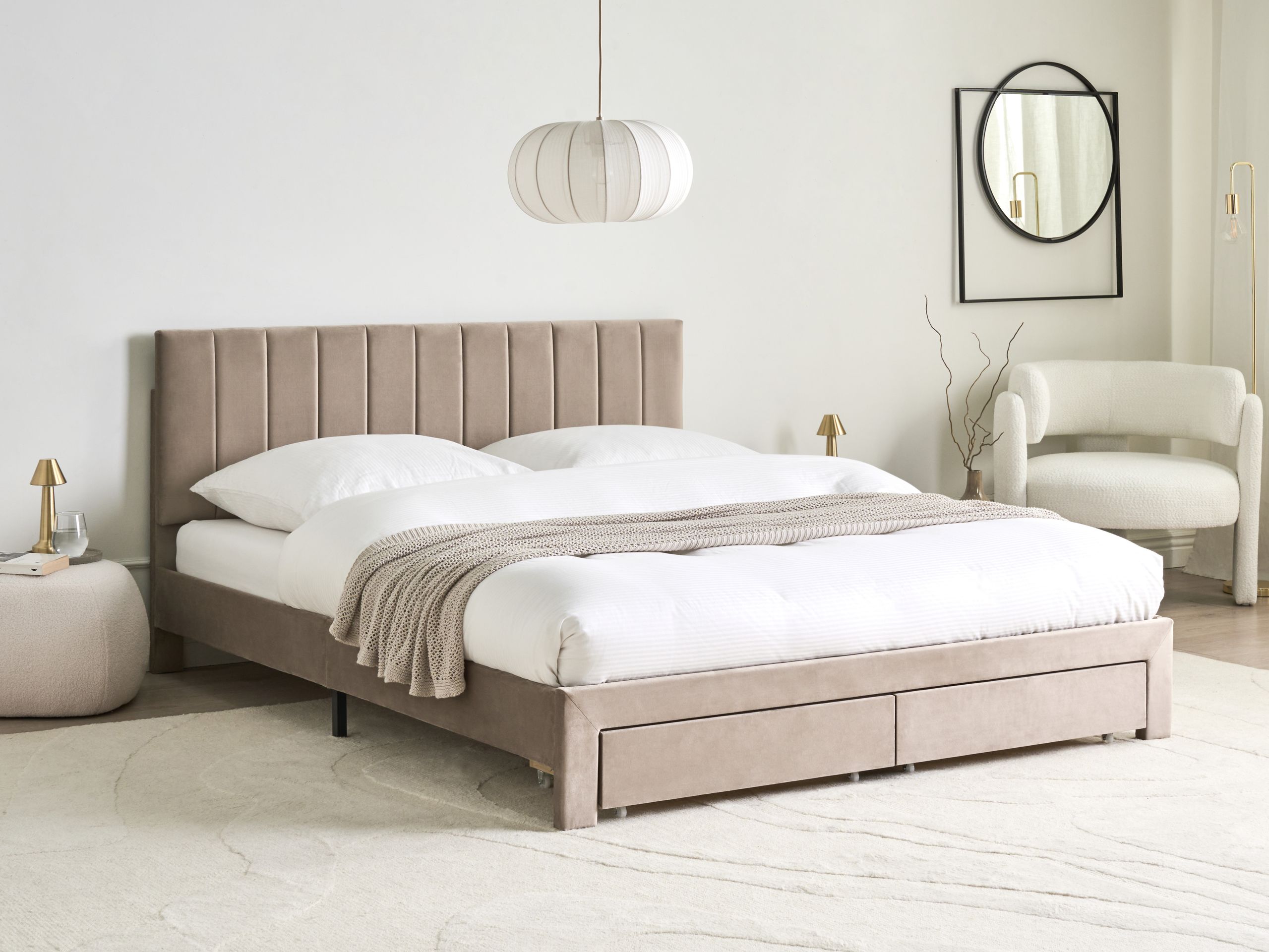 Postelja Berwyn 3442 (Taupe)