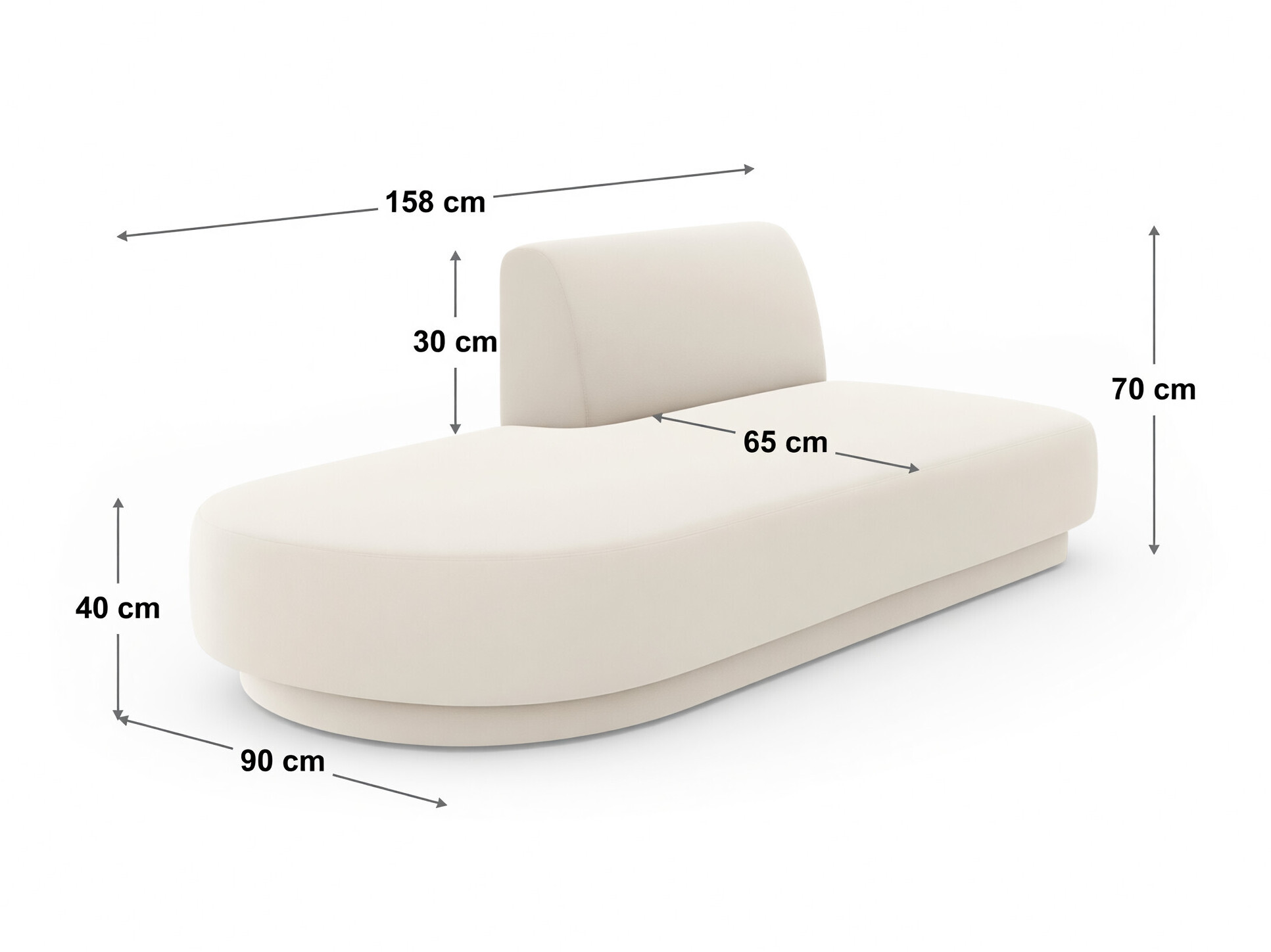 Modularni sedežni element Tivlomi 115 (Venus 2917)