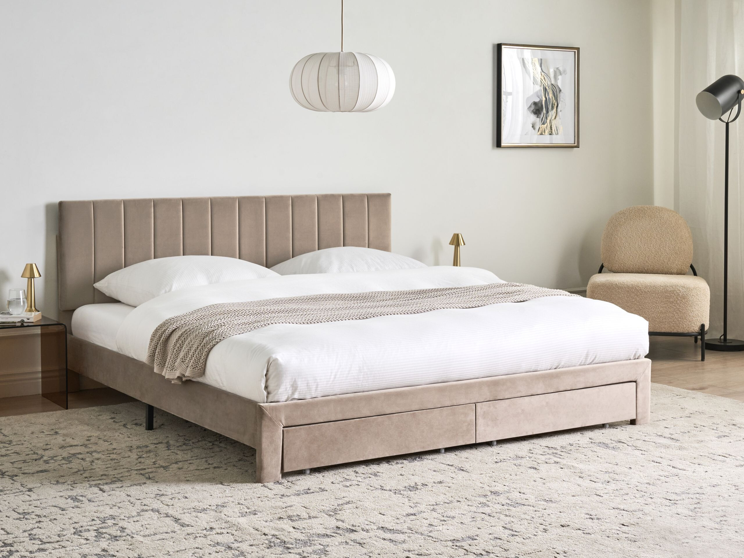 Postelja Berwyn 3442 (Taupe)