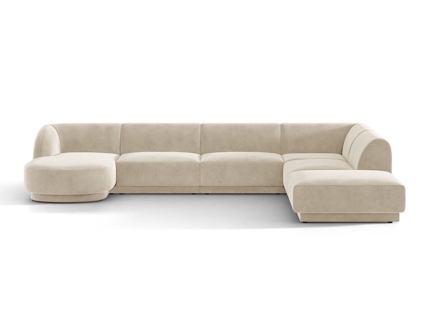 Modularna kotna sedežna garnitura Tivlomi 107 (Bluvel 30)