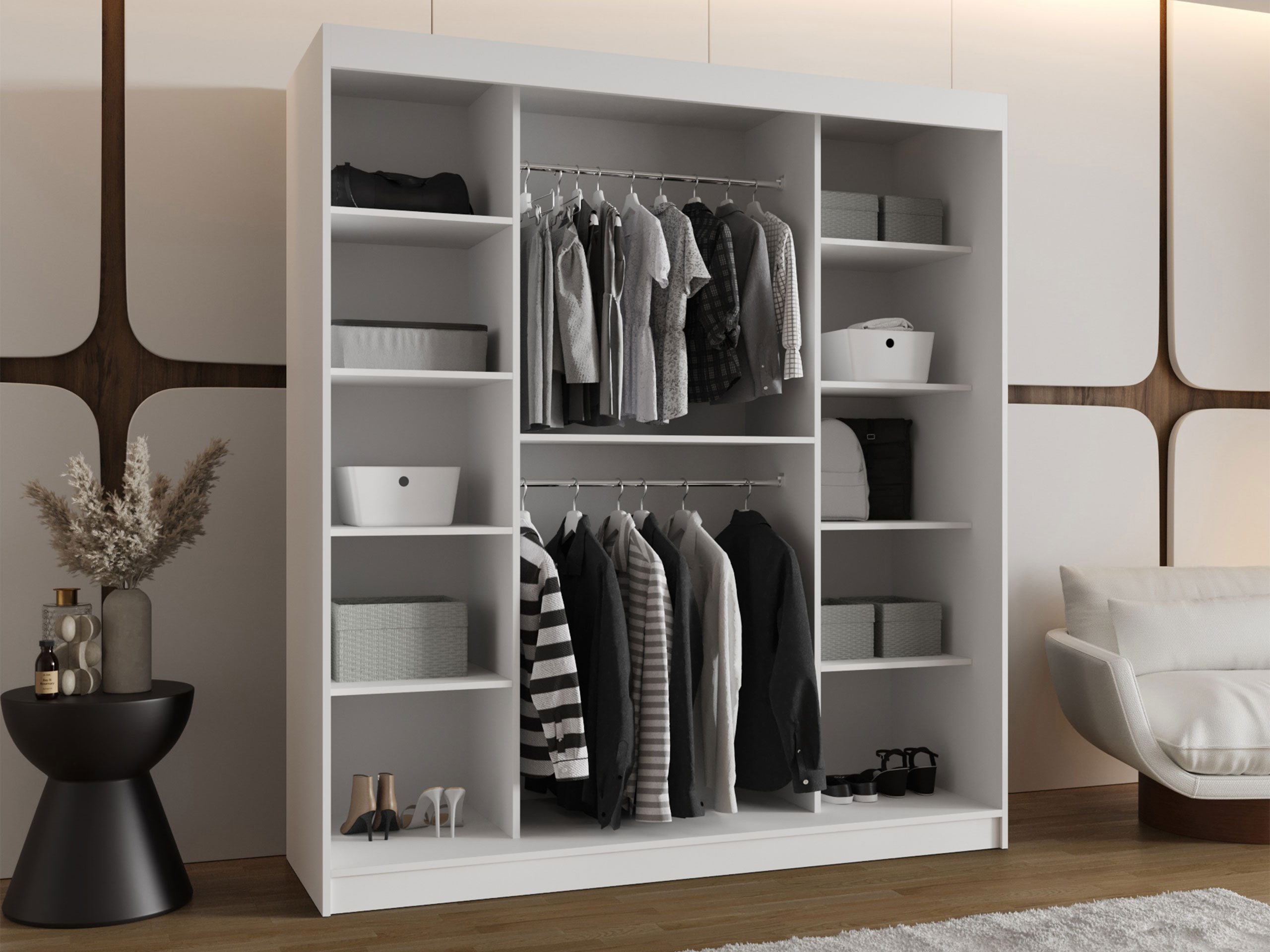 Garderobna omara Hartford 506 (Bela)