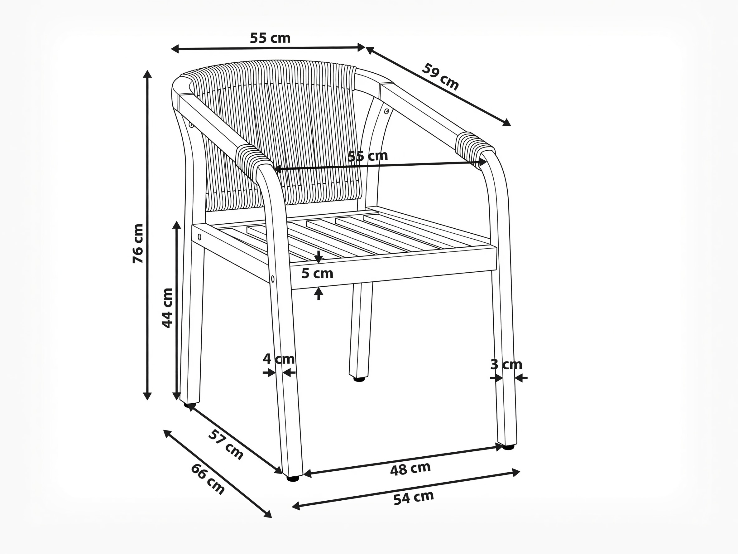 Vrtni stol Alcatu 101