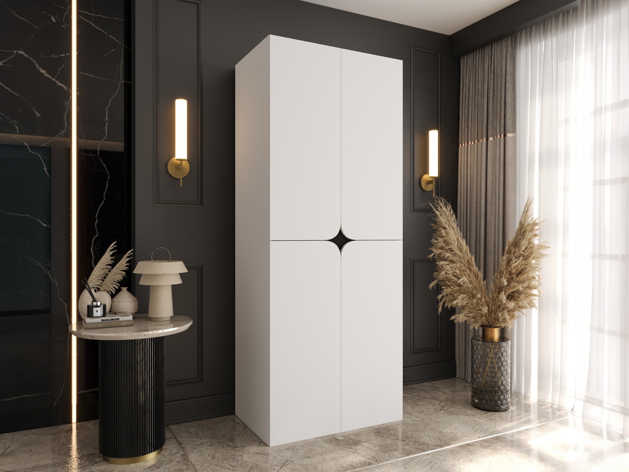 Garderobna omara Hartford 644 (Bela)