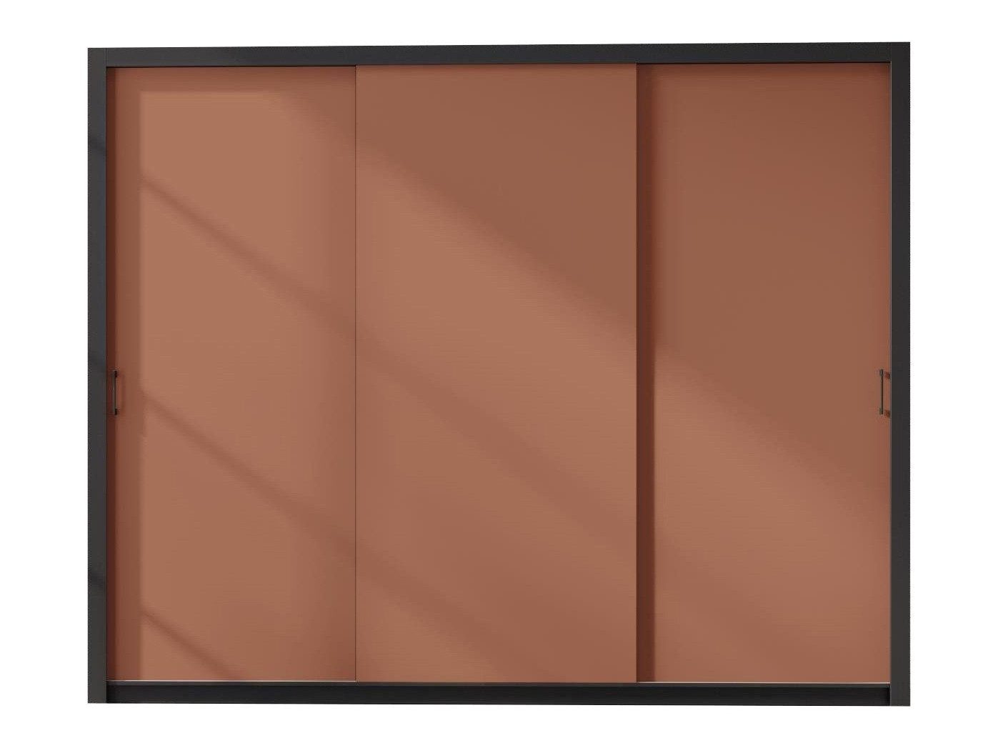 Garderobna omara Murrieta 193 (Črna + Rjava)