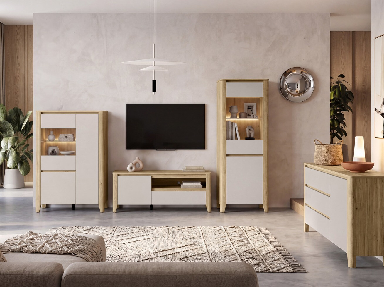 Komoda Talduno 105 (Lahki hrast + Kašmir)