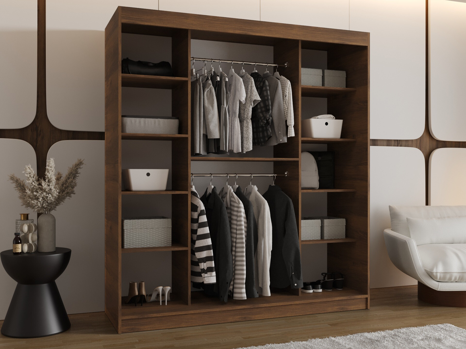 Garderobna omara Hartford 499 (Oreh)