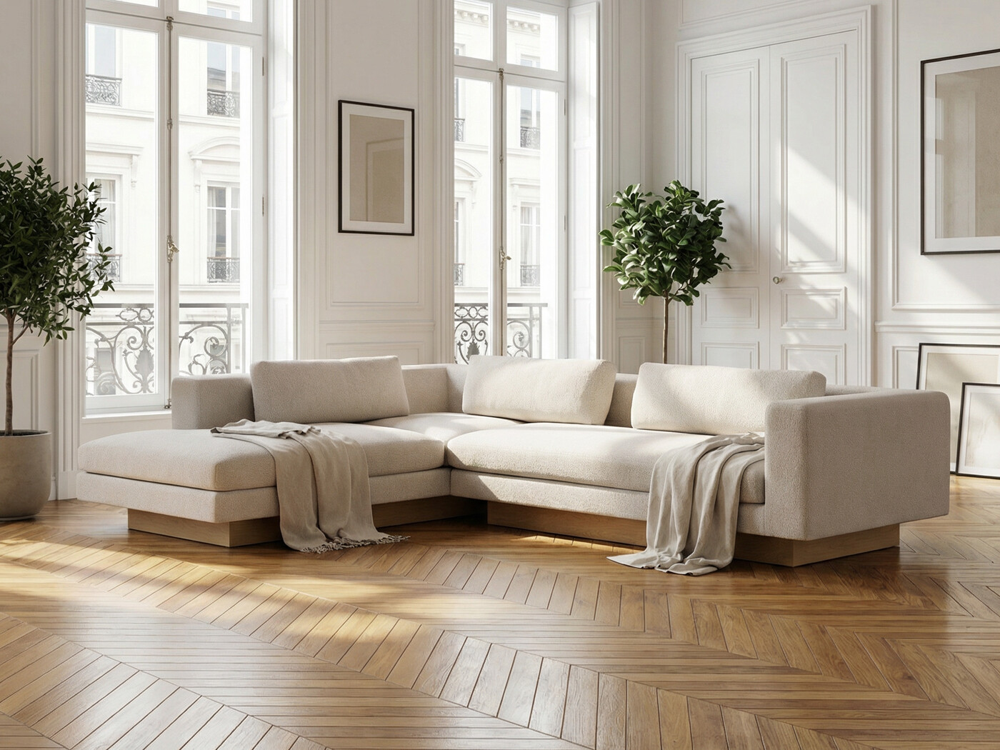 Kotna garnitura Scranton 104 (Sneak bež)