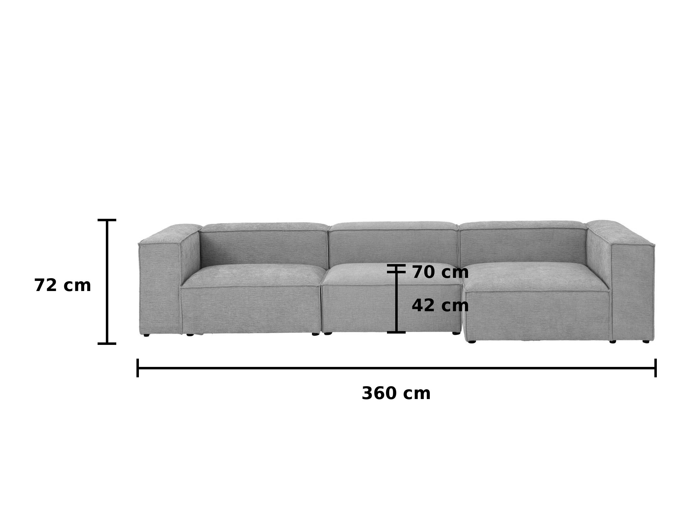 Modularna kotna sedežna garnitura Talcami 108 (Over the horizon Temno zelena)