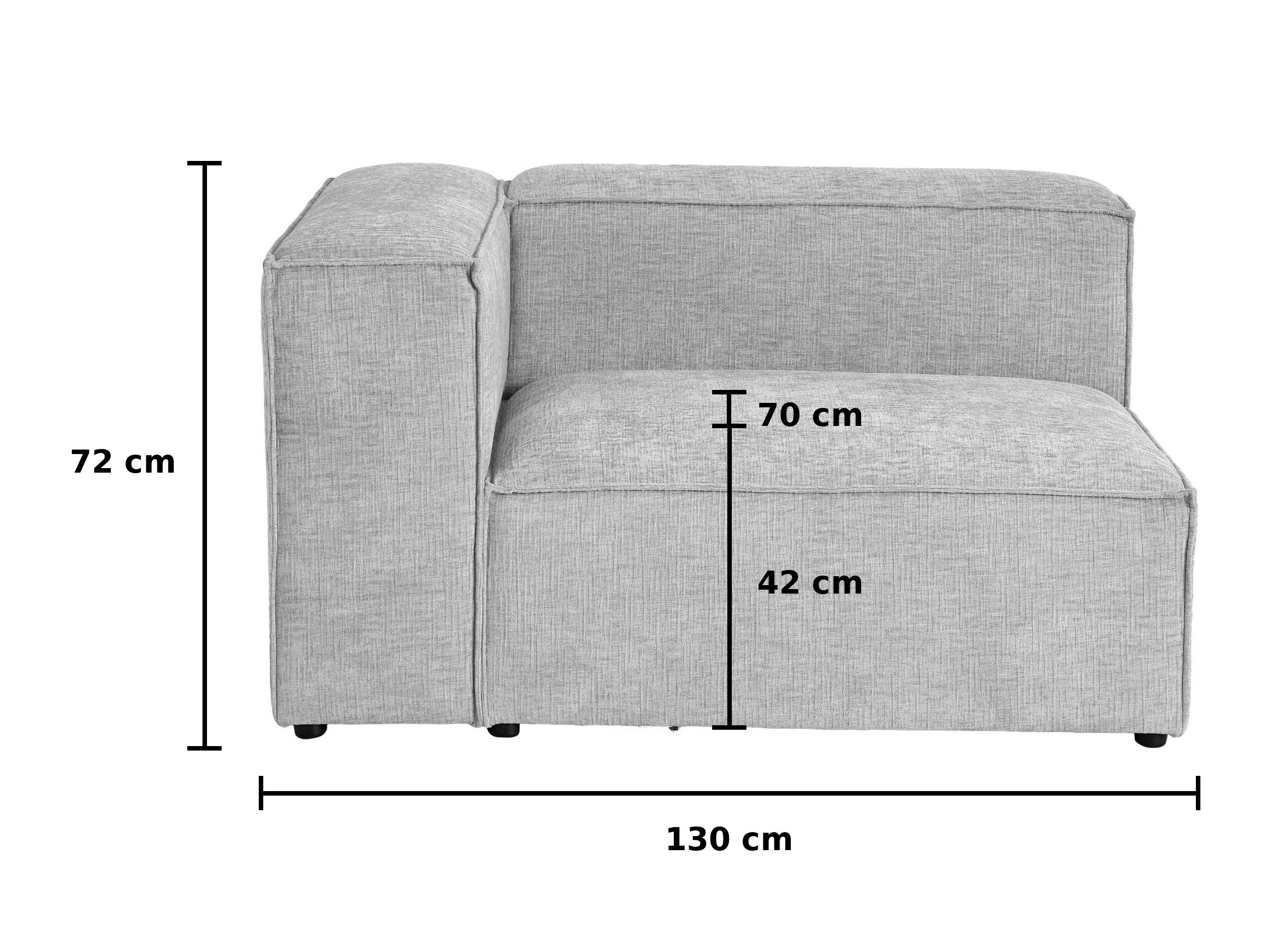 Modularni sedežni element Talcami 105 (Over the horizon Bež)