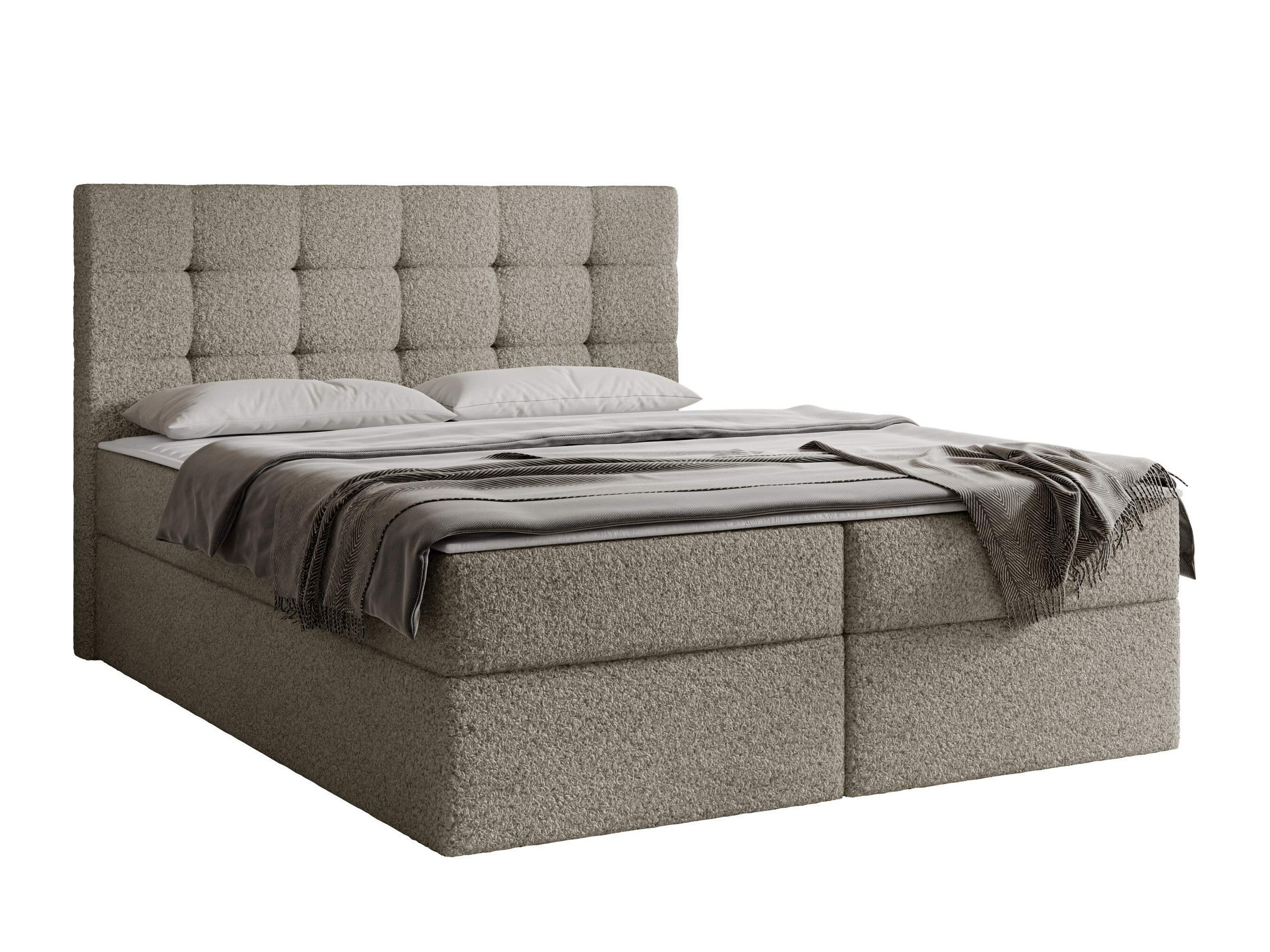 Boxspring postelja Comfivo Osculum I (Lambi 03)