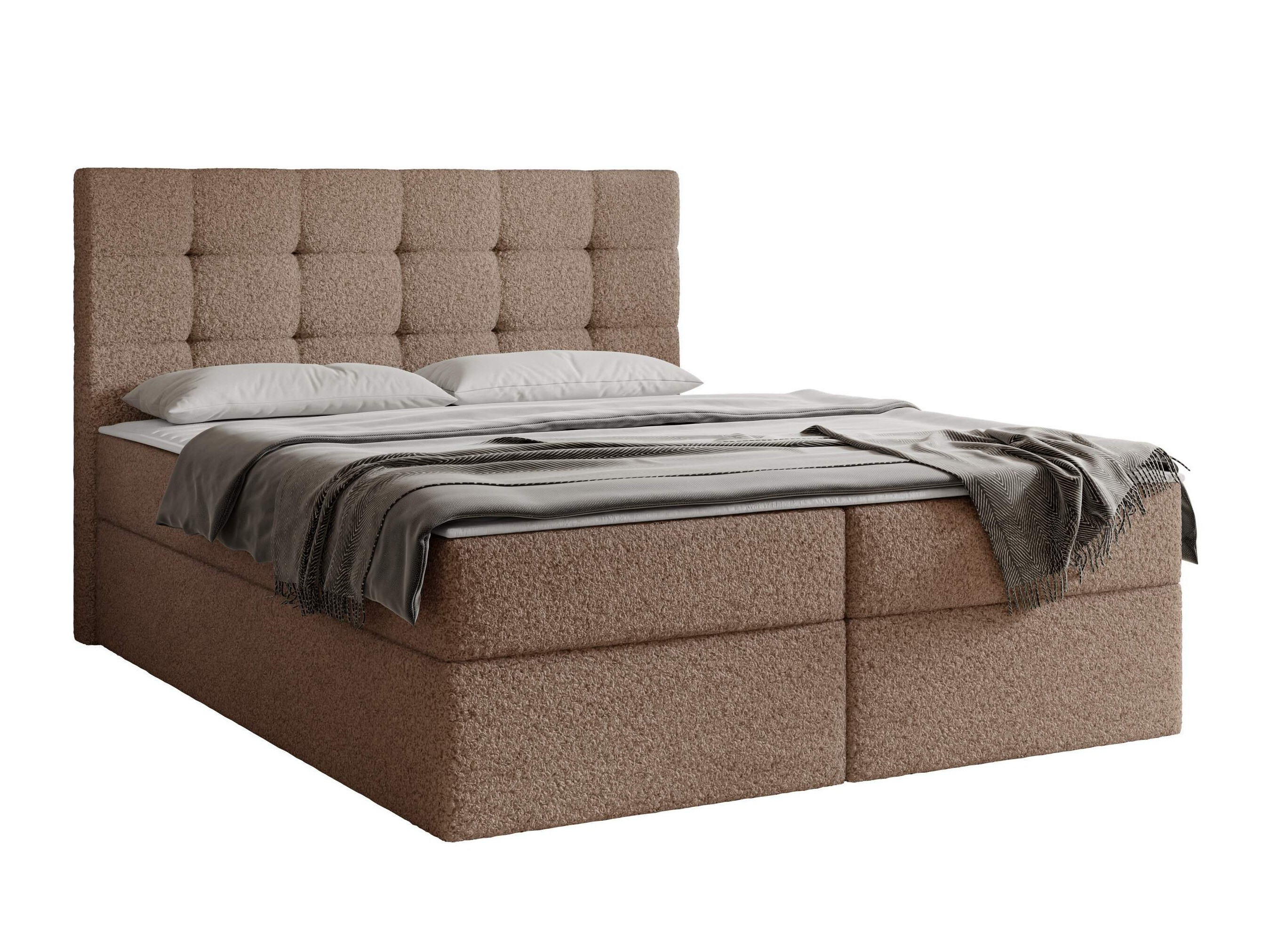 Boxspring postelja Comfivo Osculum I (Lambi 04)