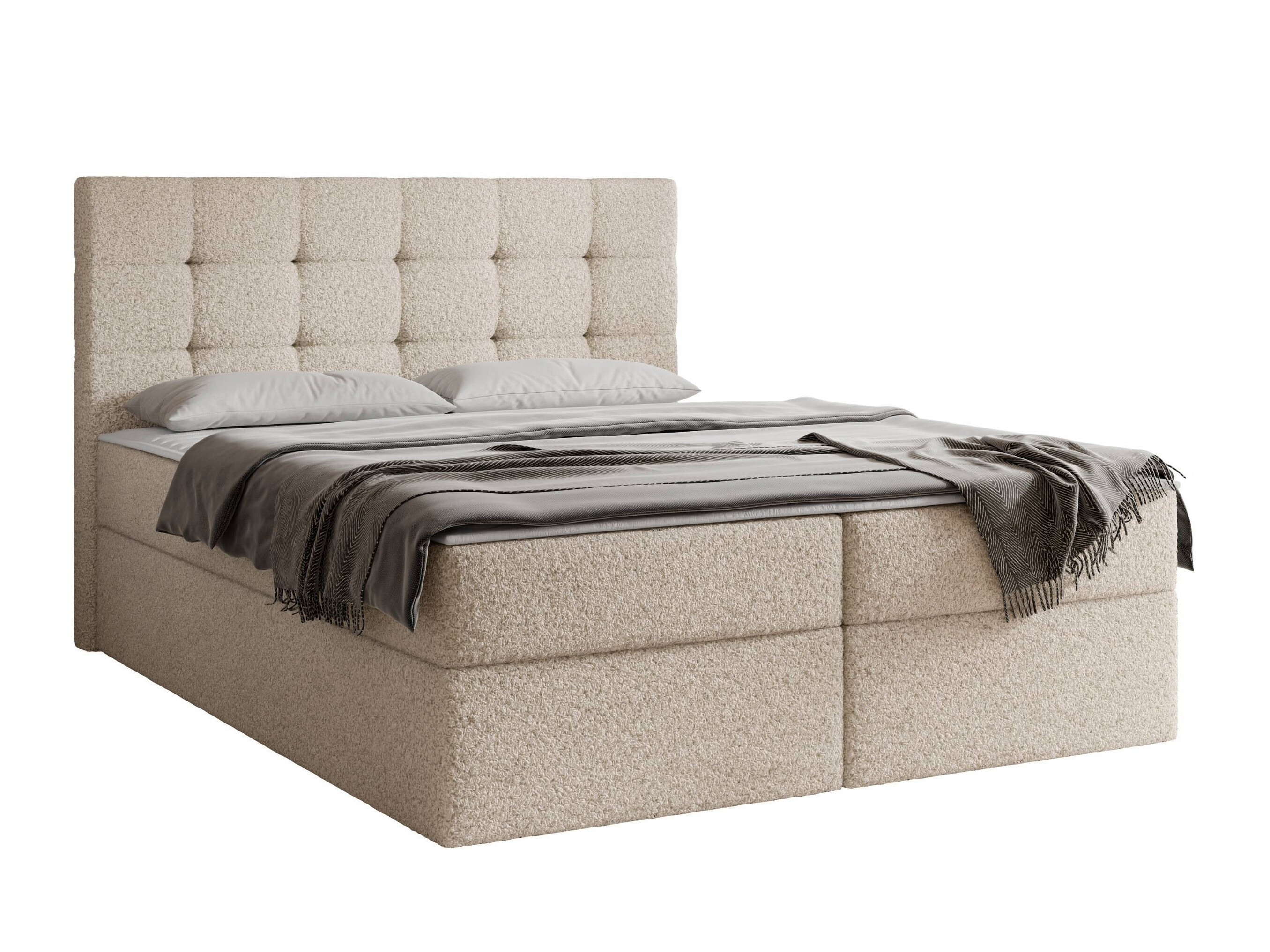 Boxspring postelja Comfivo Osculum I (Lambi 06)