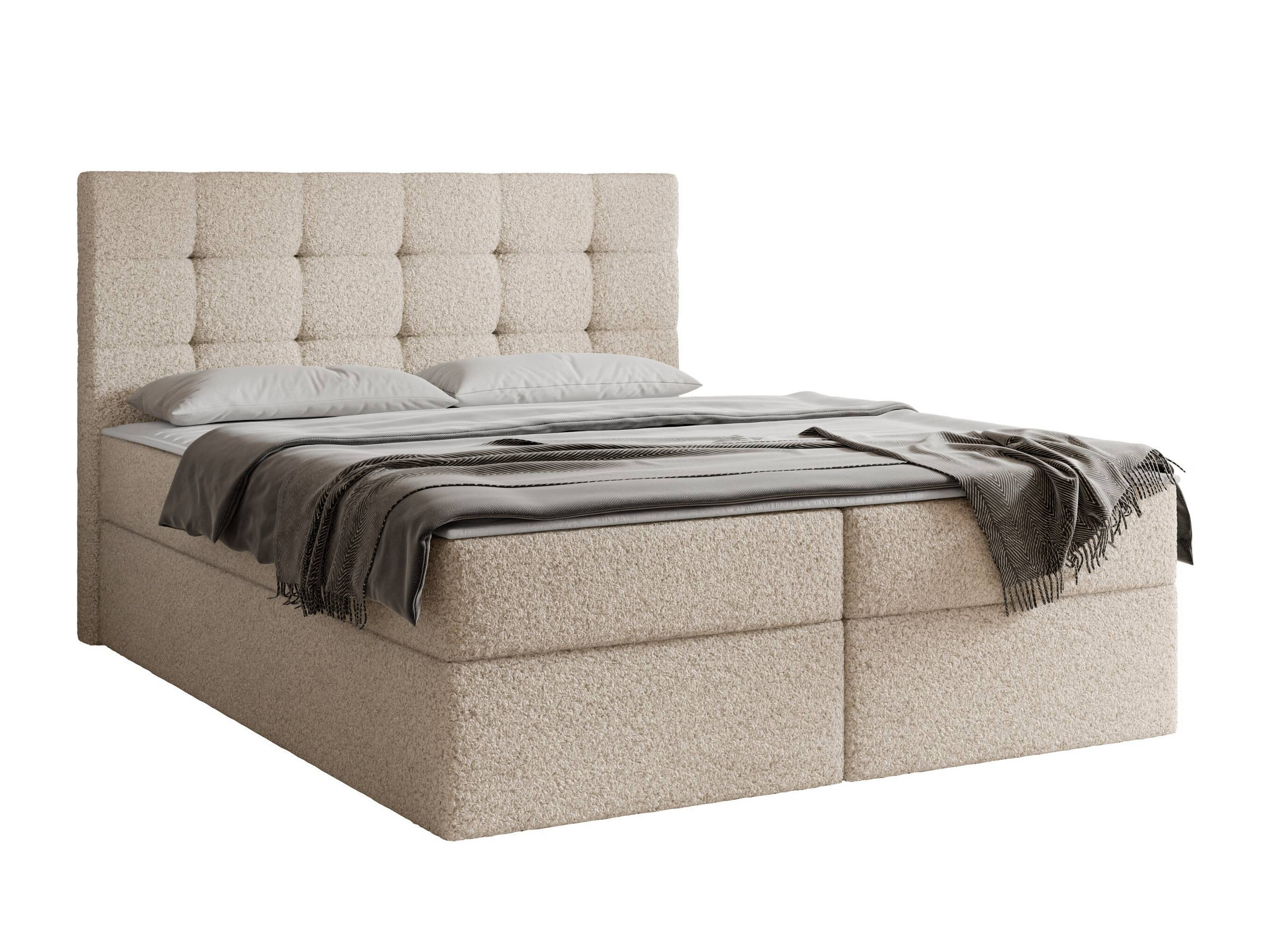 Boxspring postelja Comfivo Osculum I (Lambi 06)