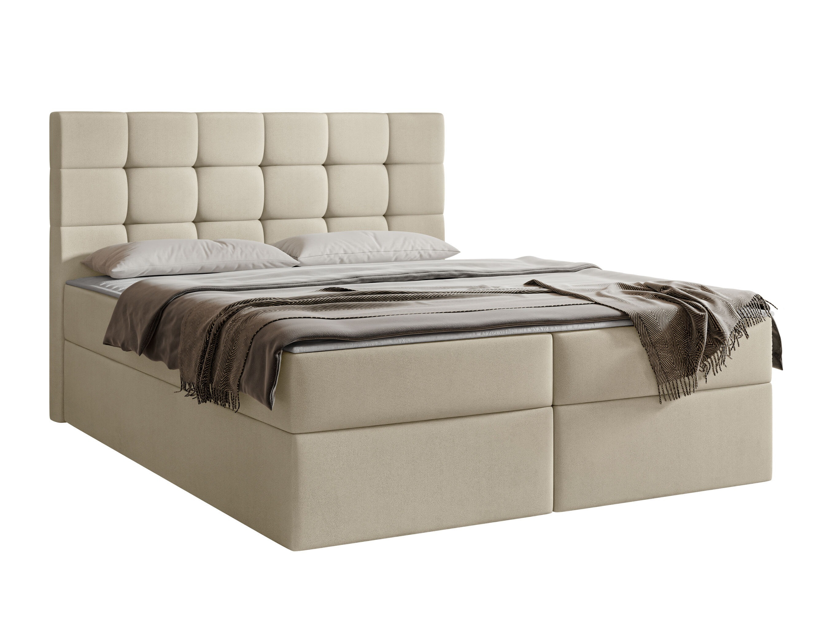 Boxspring postelja Comfivo Osculum I (Manila 02)
