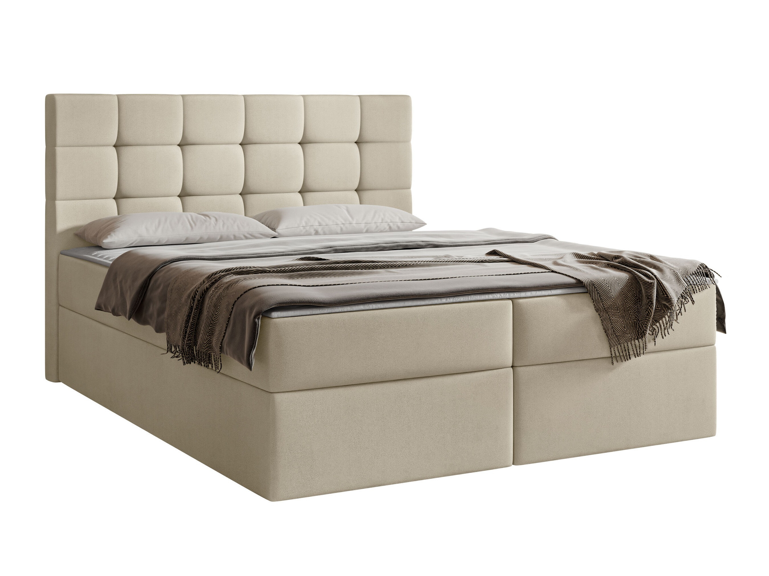 Boxspring postelja Comfivo Osculum I (Manila 02)