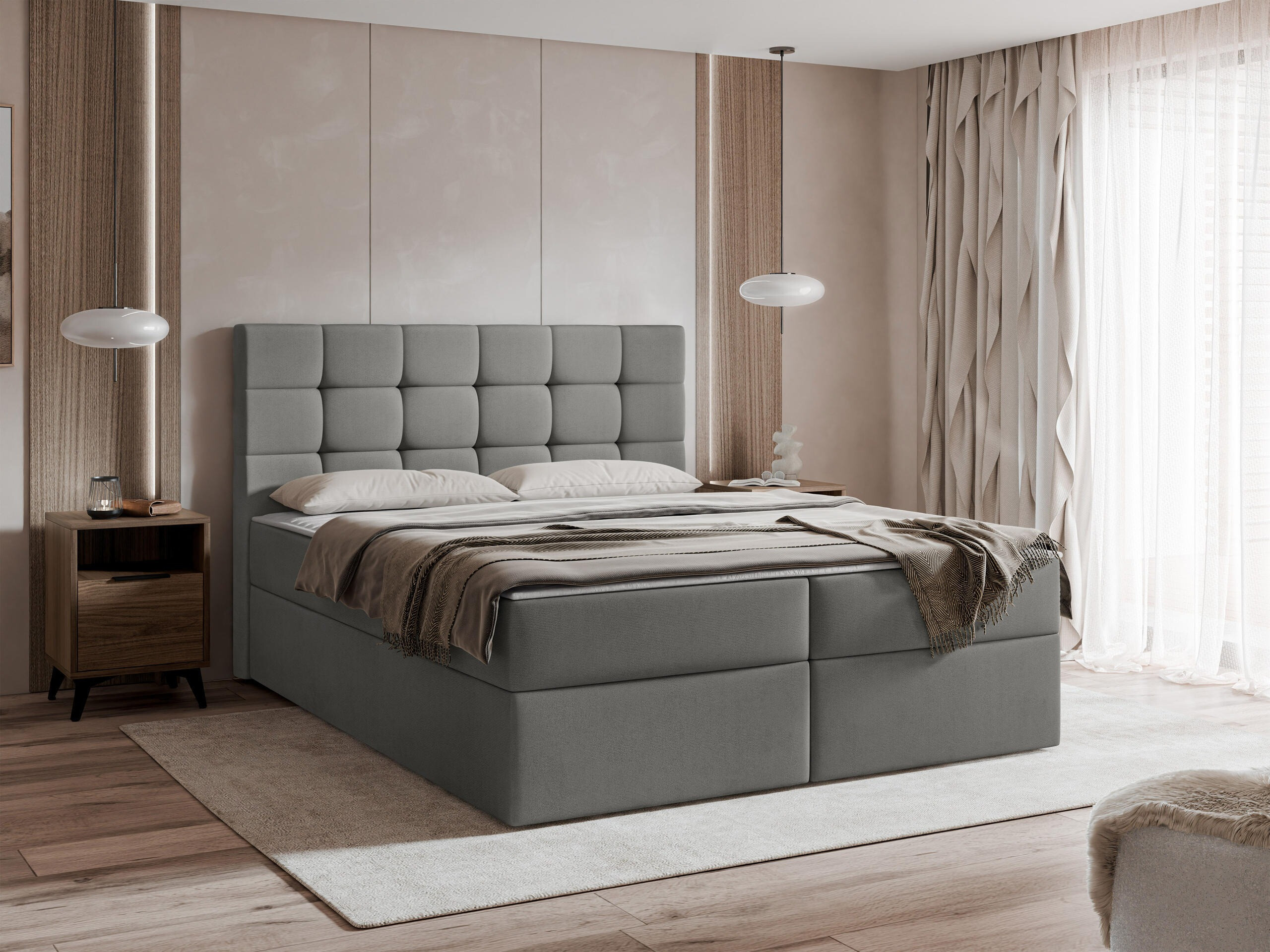 Boxspring postelja Comfivo Osculum I (Polo 894)