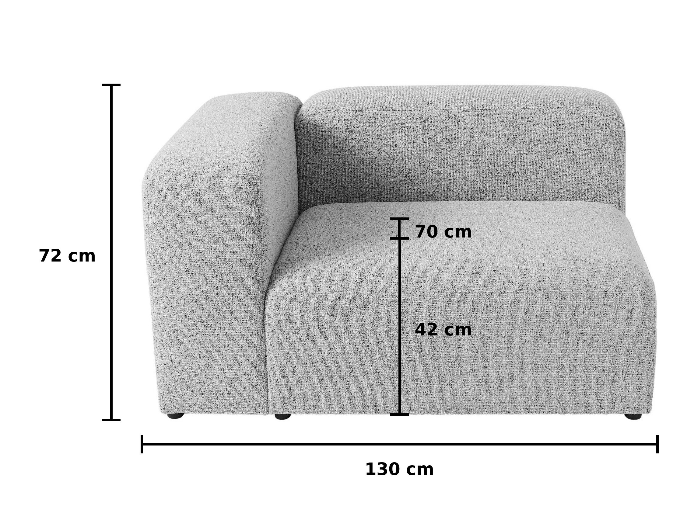 Modularni sedežni element Dunmonu 109 (Sorella Meta zelena)