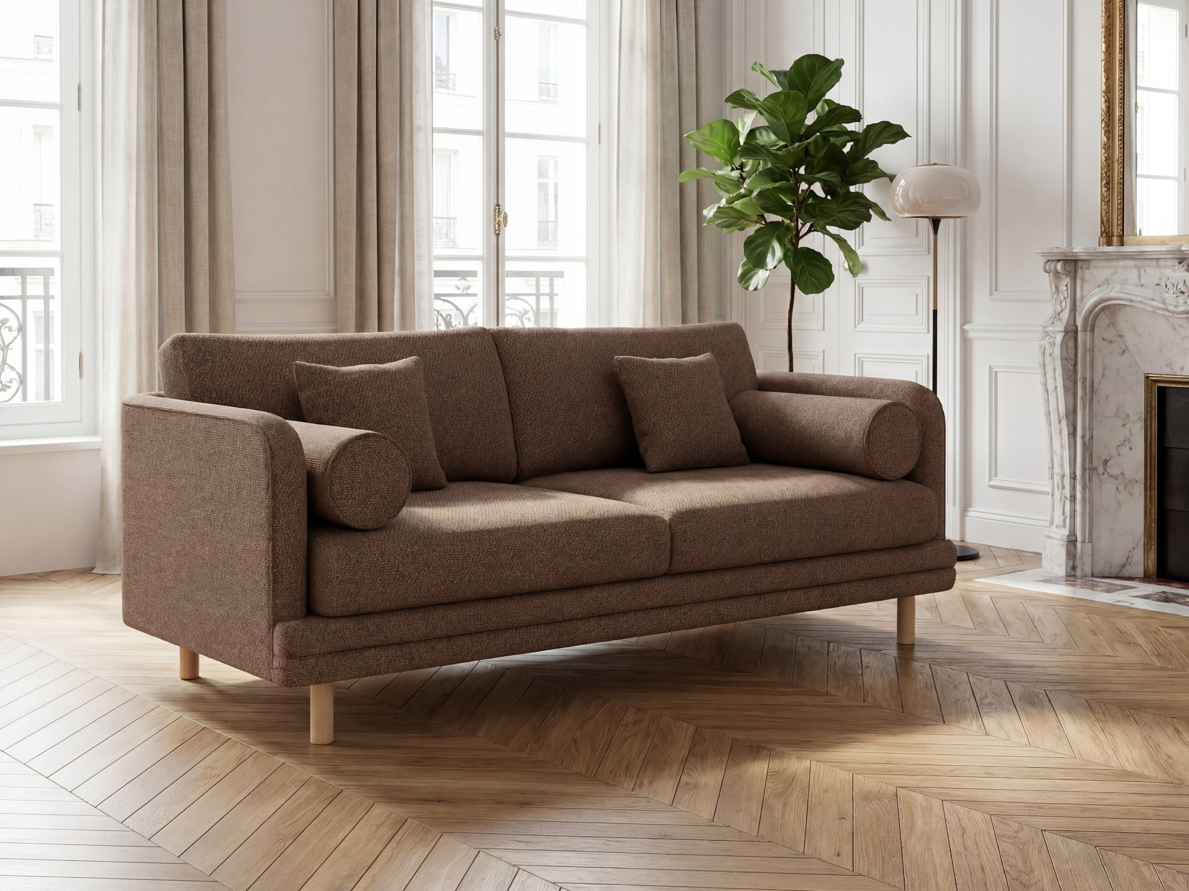 Kavč Scranton 117 (Nerdic Rjava)