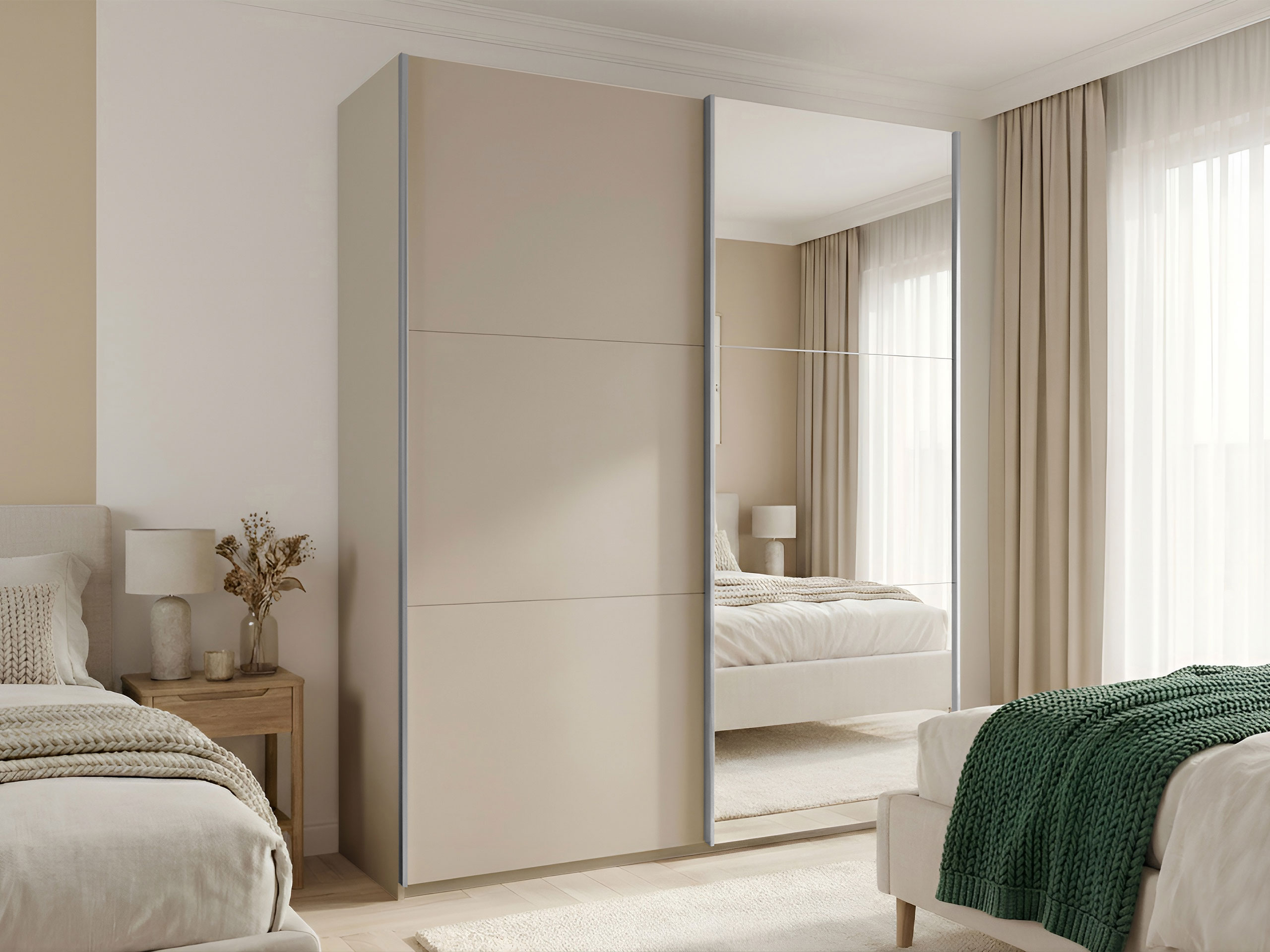 Garderobna omara Honolulu 130 (Bež)